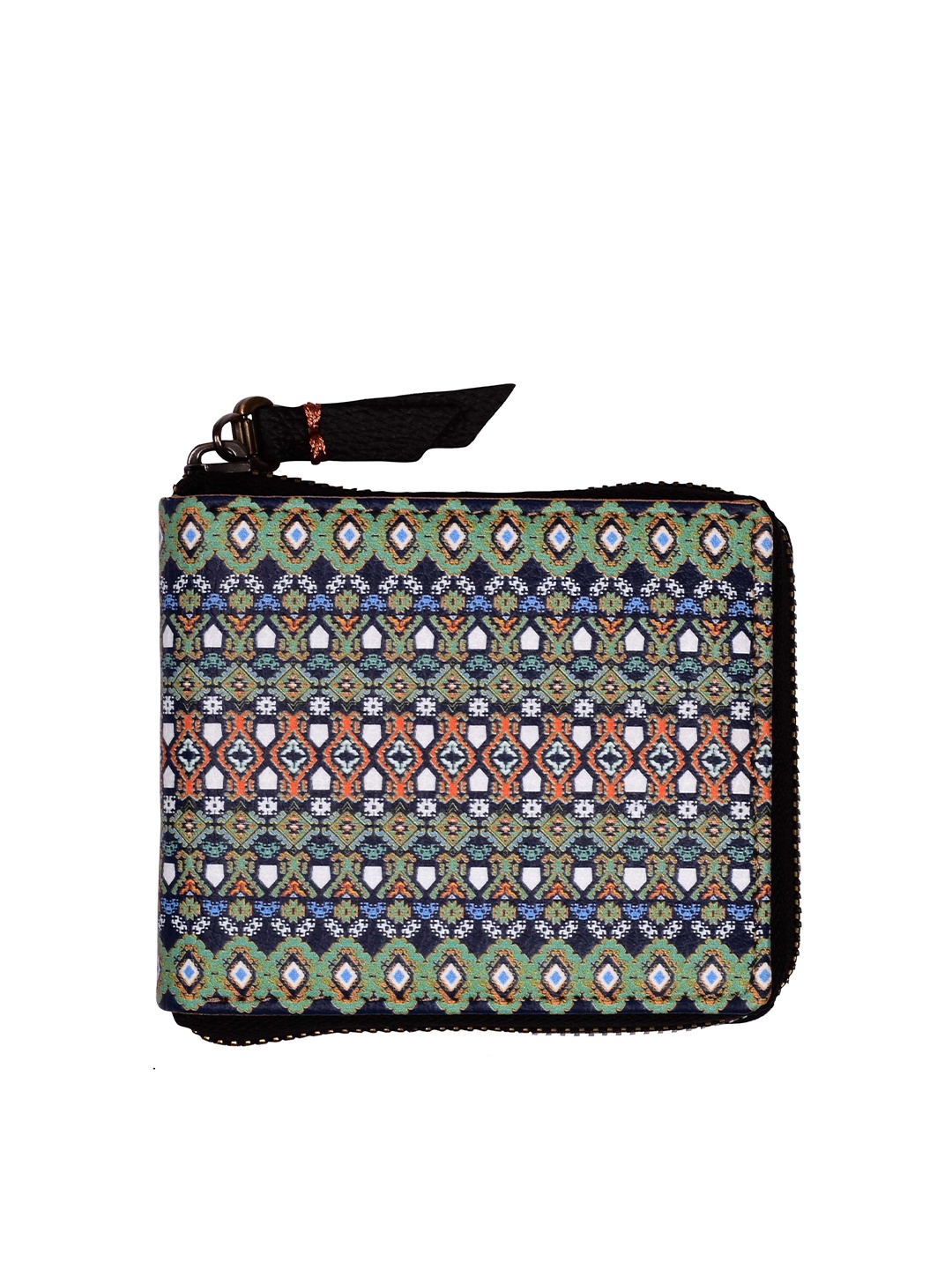

Doodle Multicoloured Geometric Printed PU Zip Around Wallet, Multi