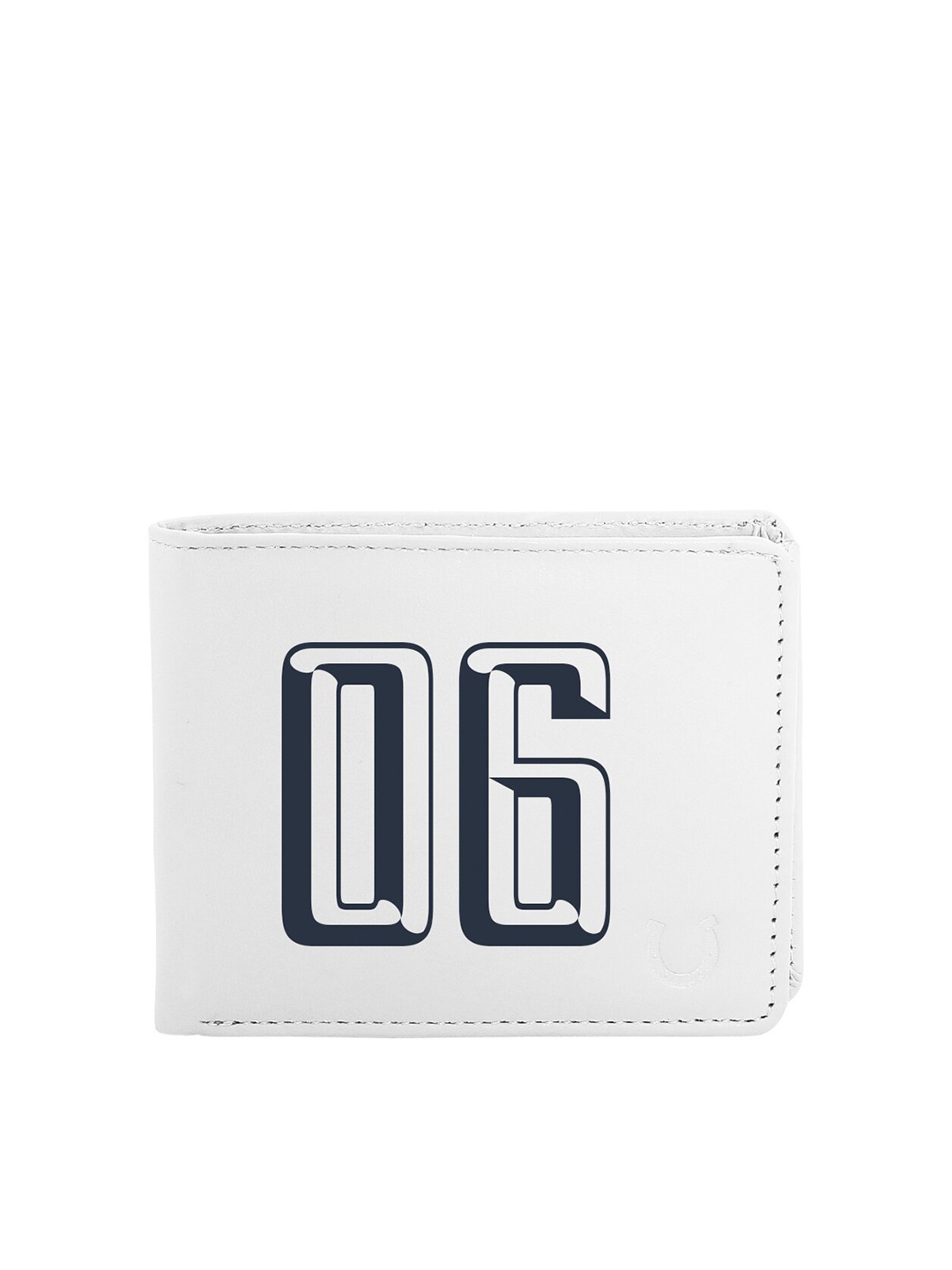 

Blacksmith Men White & Black Typography Printed PU Two Fold Wallet with SIM Card Holder