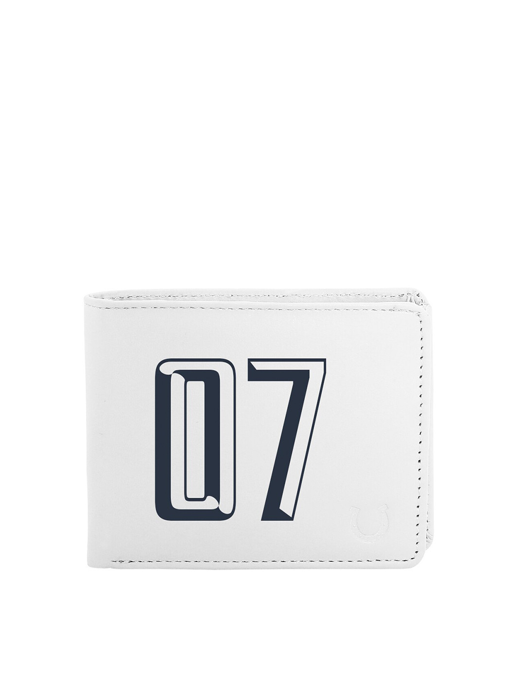 

Blacksmith Men White & Black Typography Printed PU Two Fold Wallet with SIM Card Holder