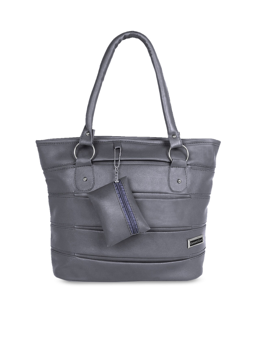 

Stropcarry Grey Solid Shoulder Bag With Pouch