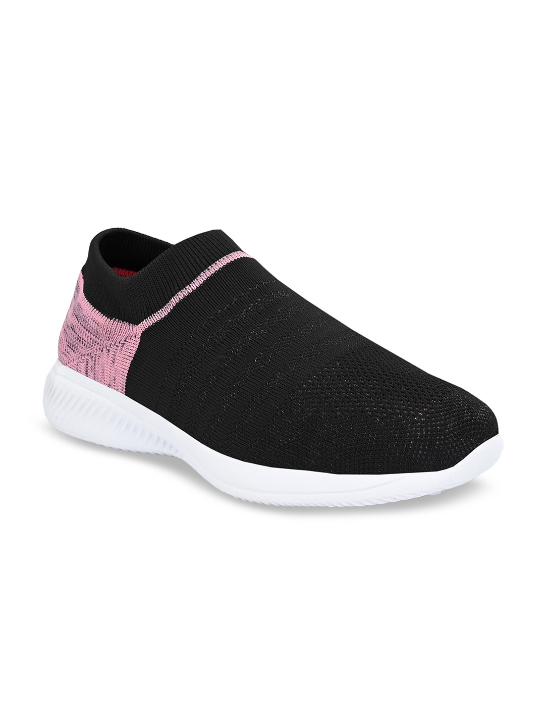 

Provogue Men Black Colourblocked Slip-On Sneakers