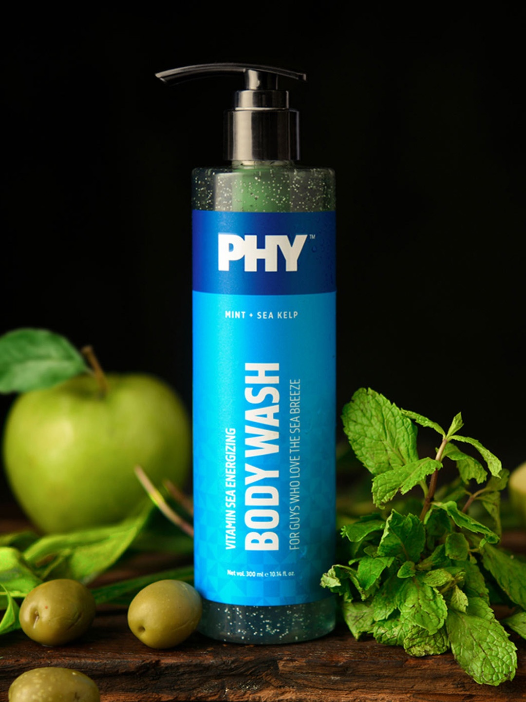 

Phy Men Vitamin Sea Energizing Body Wash - 300 ml, Blue