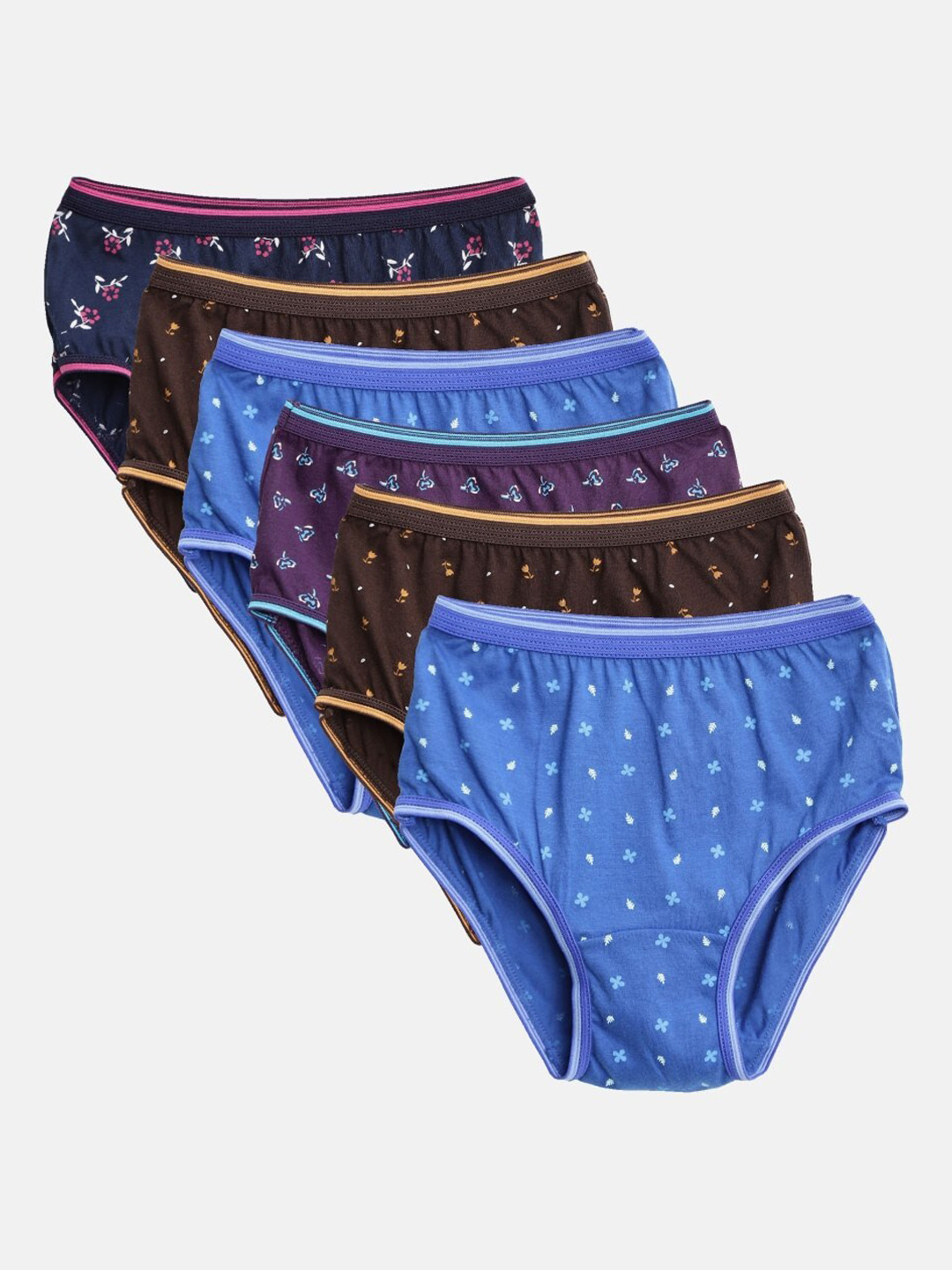 

Bodycare Kids Girls Pack Of 6 Assorted Cotton Hipster Briefs
