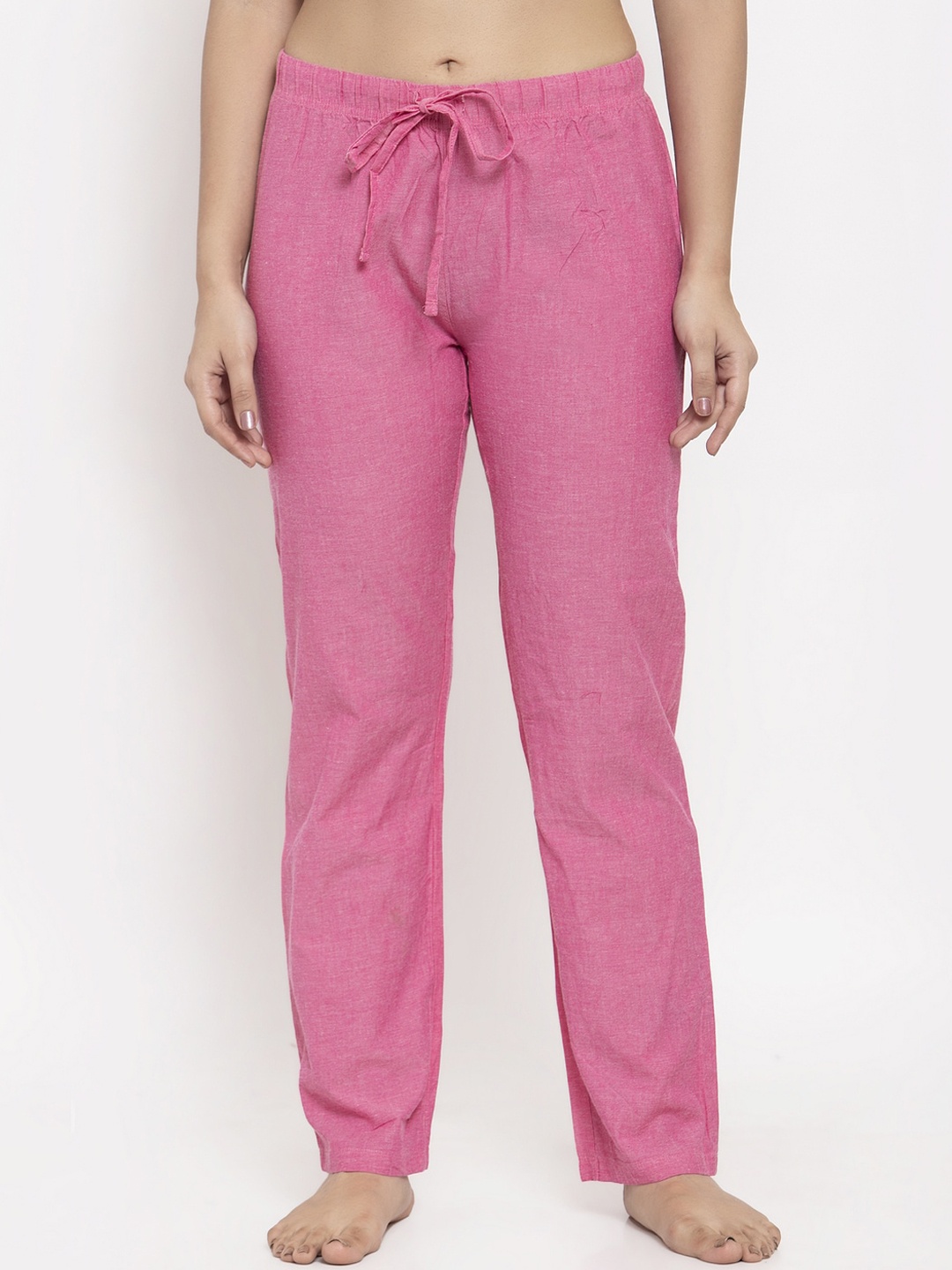 

Wolfpack Women Pink Solid Lounge Pants