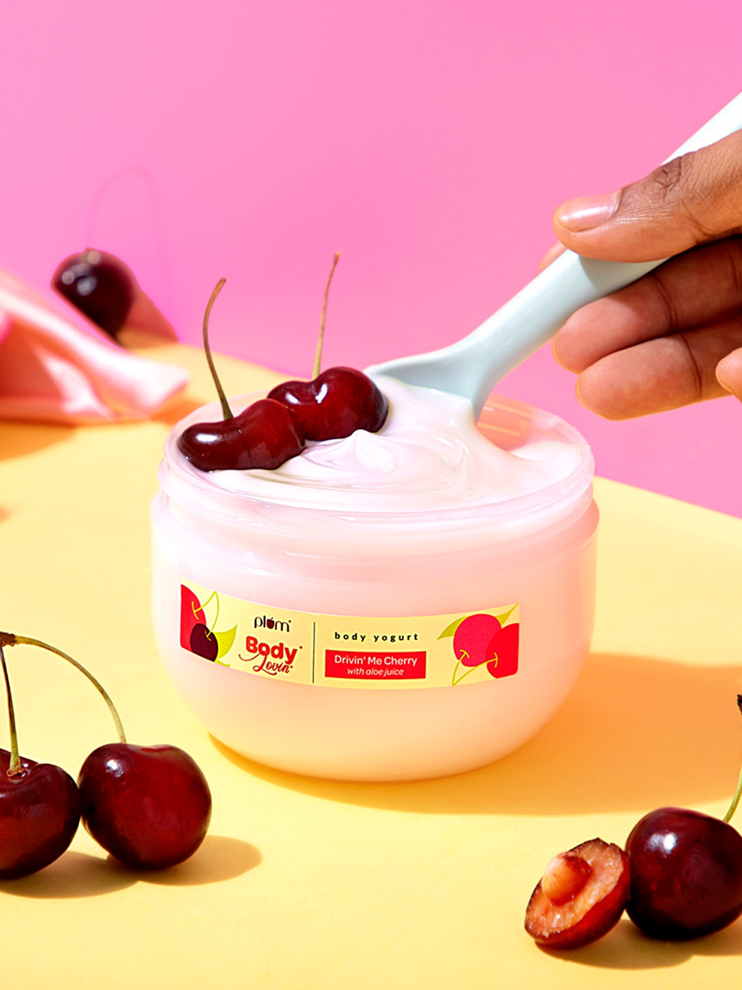 

Plum BodyLovin Drivin Me Cherry Body Yogurt - 250g, Pink