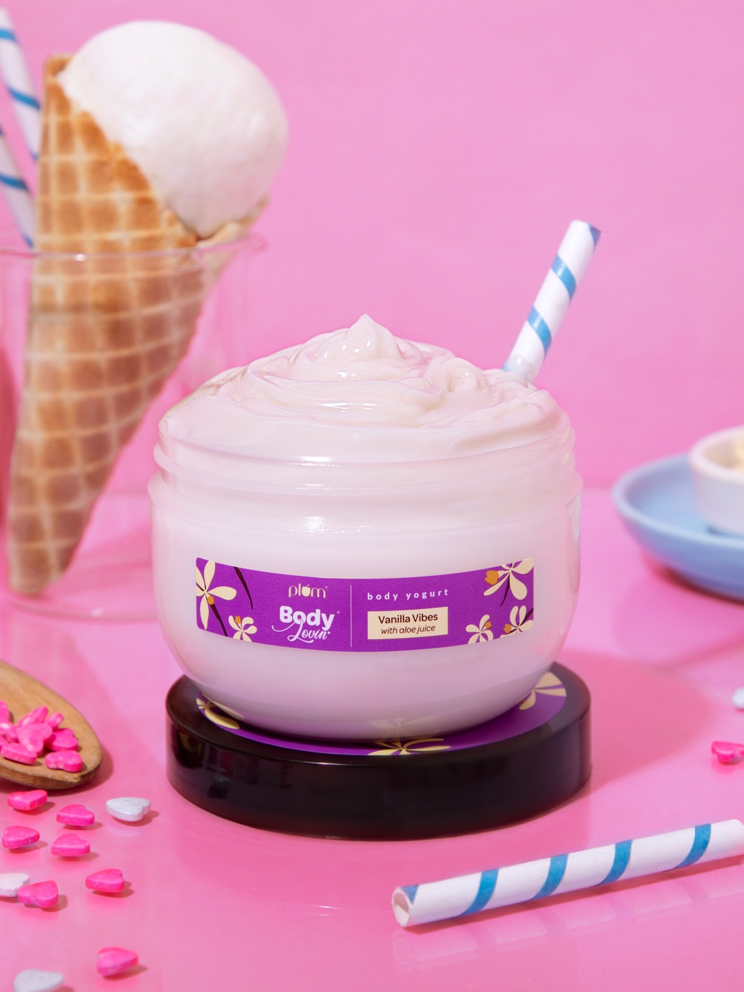 

Plum BodyLovin' Vanilla Vibes Body Yogurt - 250 g, Purple