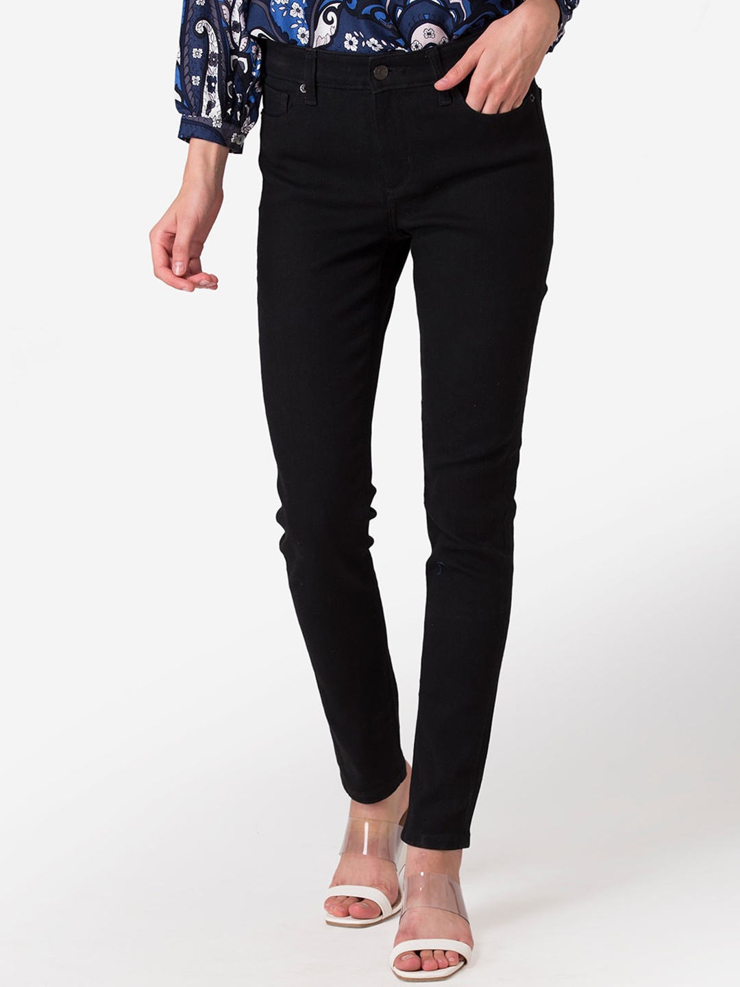 

Mode by Red Tape Women Black Skinny Fit Jeans