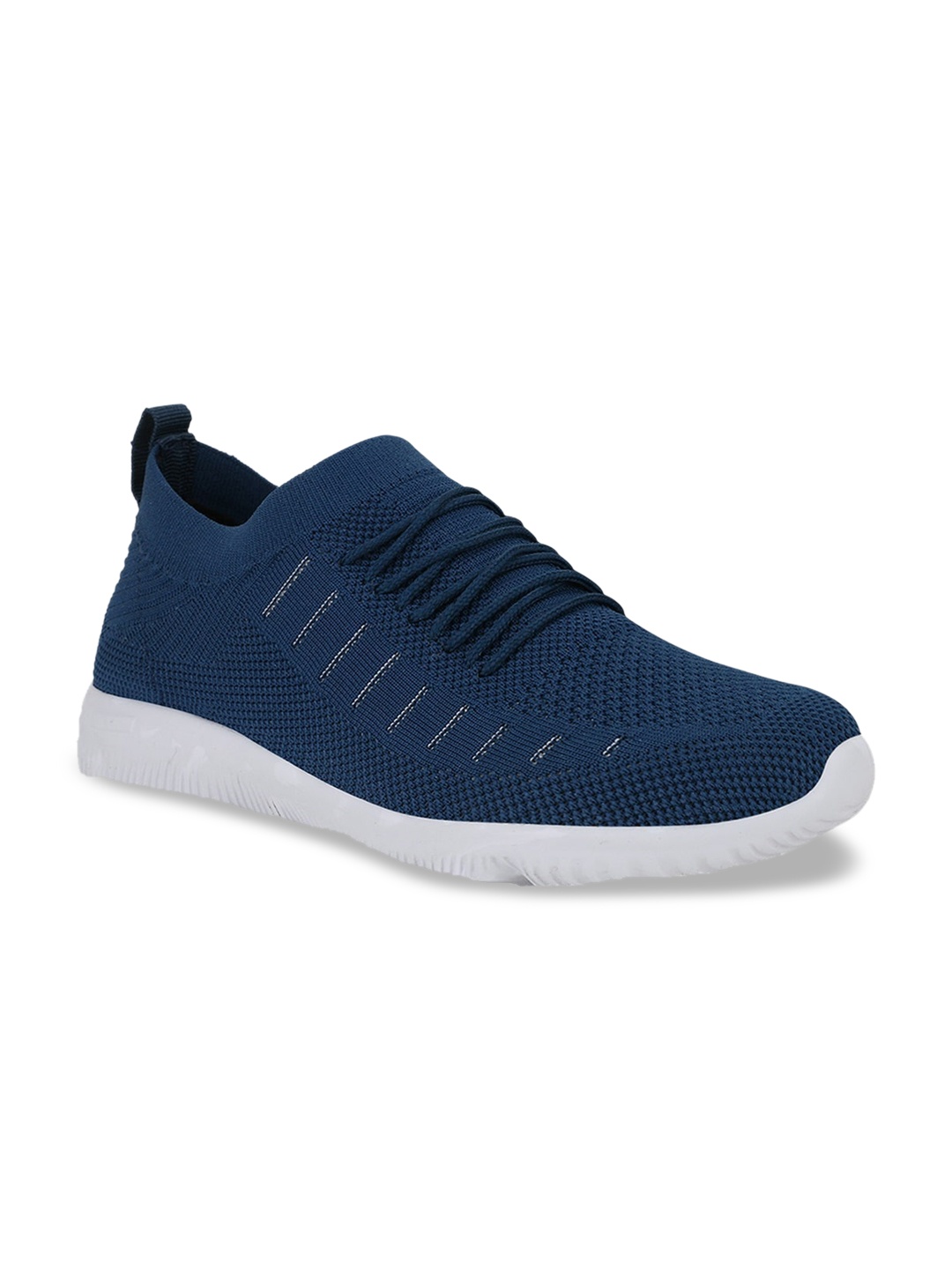 

FAST TRAX Men Blue Woven Design Slip-On Sneakers