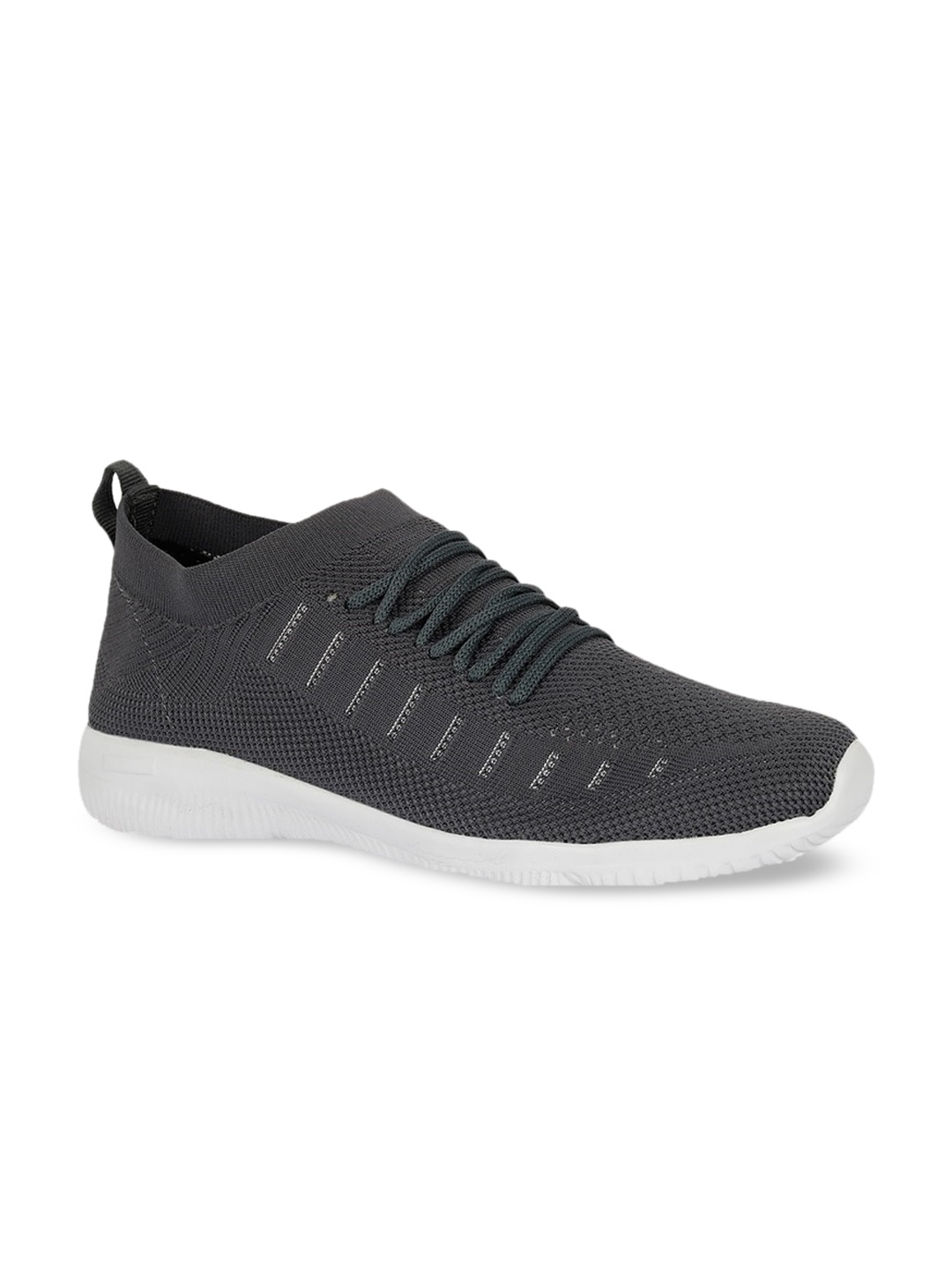 

FAST TRAX Men Grey Woven Design Slip-On Sneakers