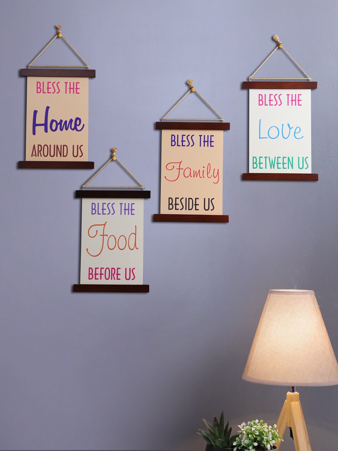 

Safal Set Of 4 Printed Poster Frames, Brown
