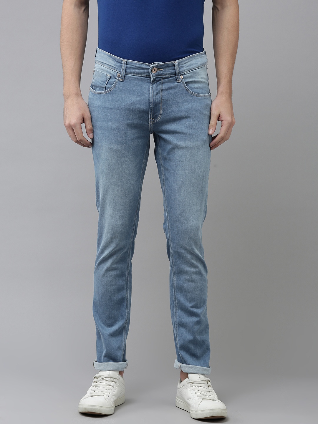 

SPYKAR Men Blue Mid-Rise Stretchable Jeans