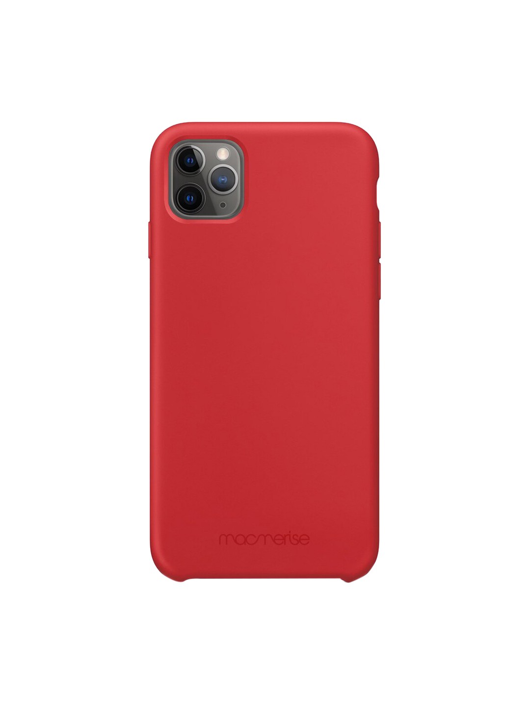 

macmerise Red iPhone 11 Pro Max Silicone Back Case