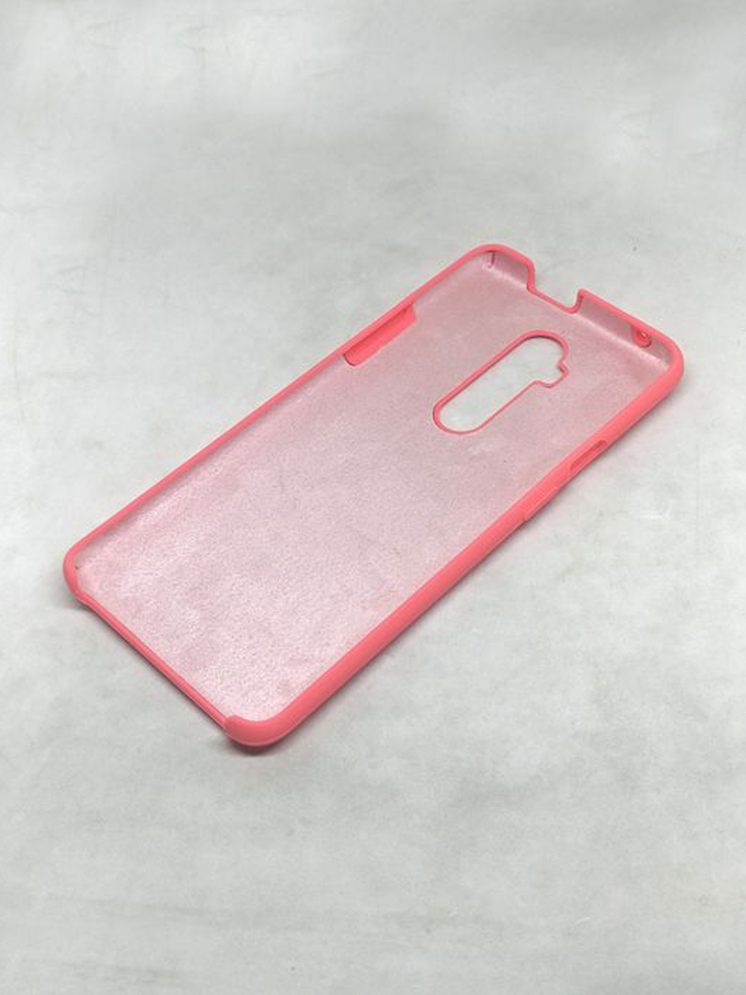 

macmerise Pink Silicone OnePlus 7T Pro Back Case