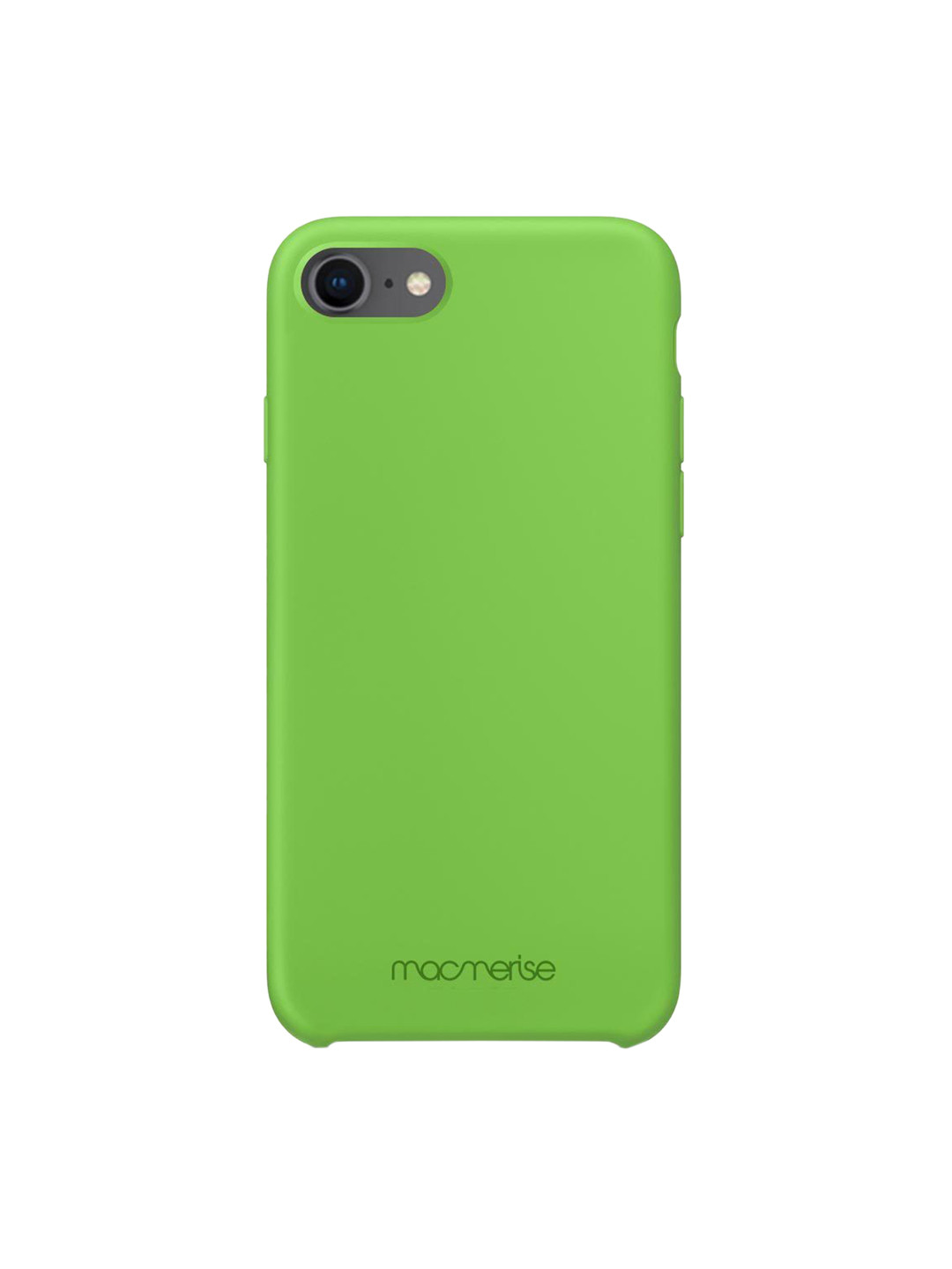 

macmerise Lime Green Silicone iPhone SE 2020 Back Case