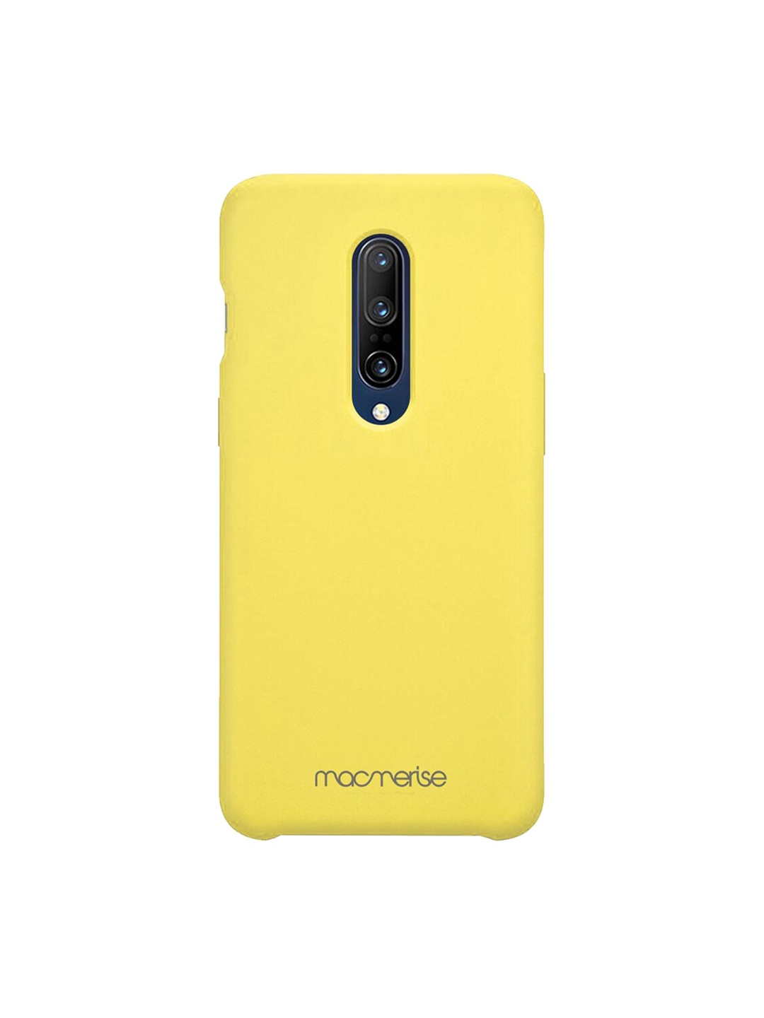 

macmerise Yellow Solid Silicone OnePlus 7 Pro Back Case