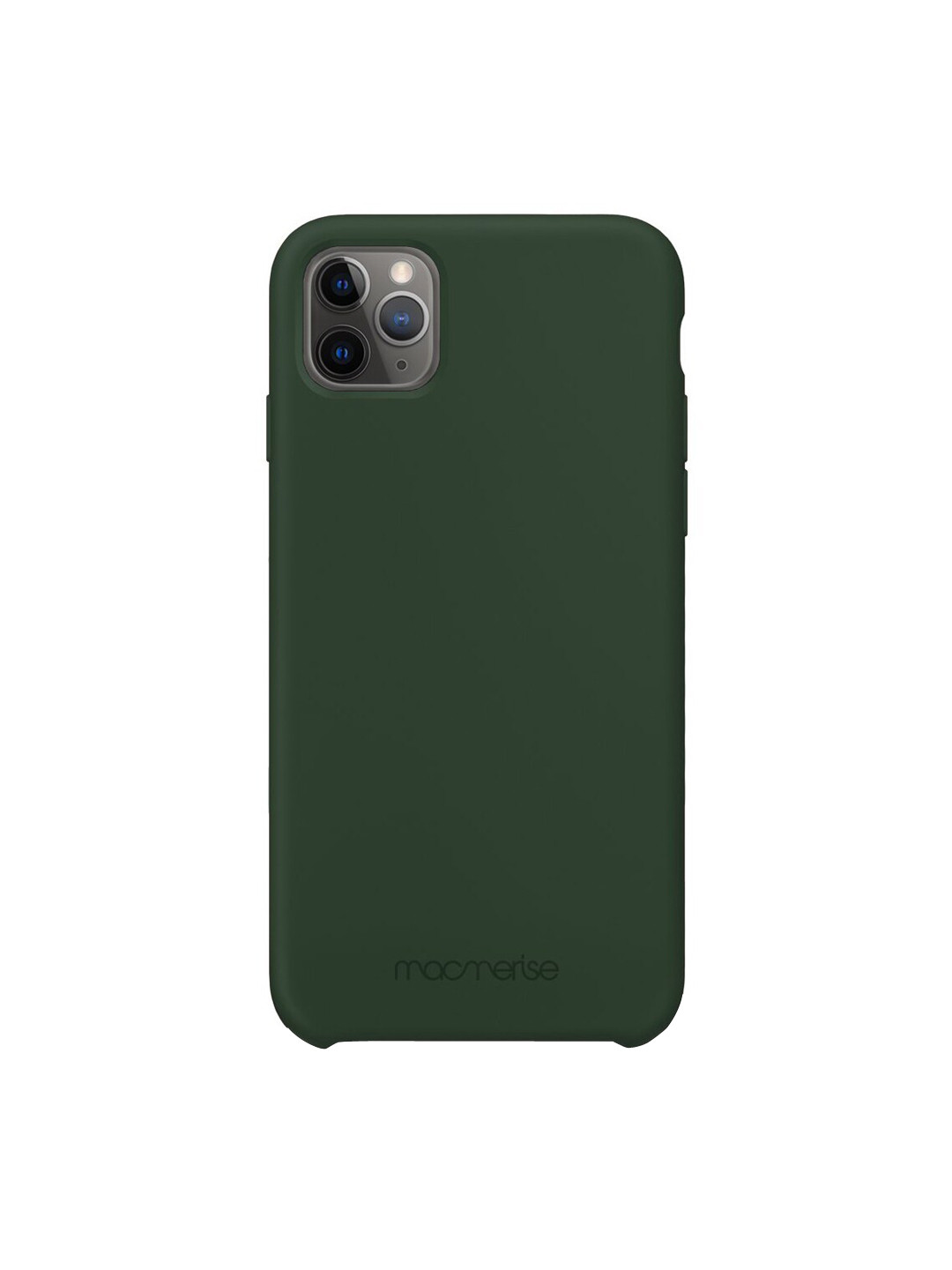 

macmerise Green Solid Silicone iPhone 11 Pro Back Case