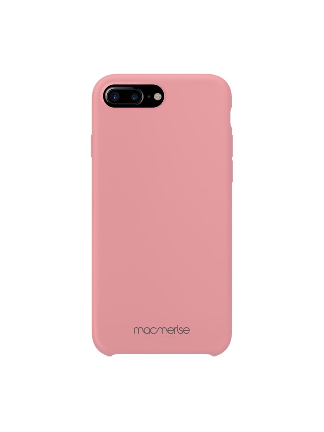 

macmerise Pink Solid Silicone iPhone 7 Plus Back Case