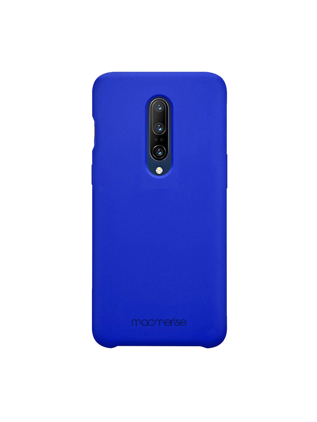 

macmerise Blue Solid Silicone OnePlus 7 Pro Back Case