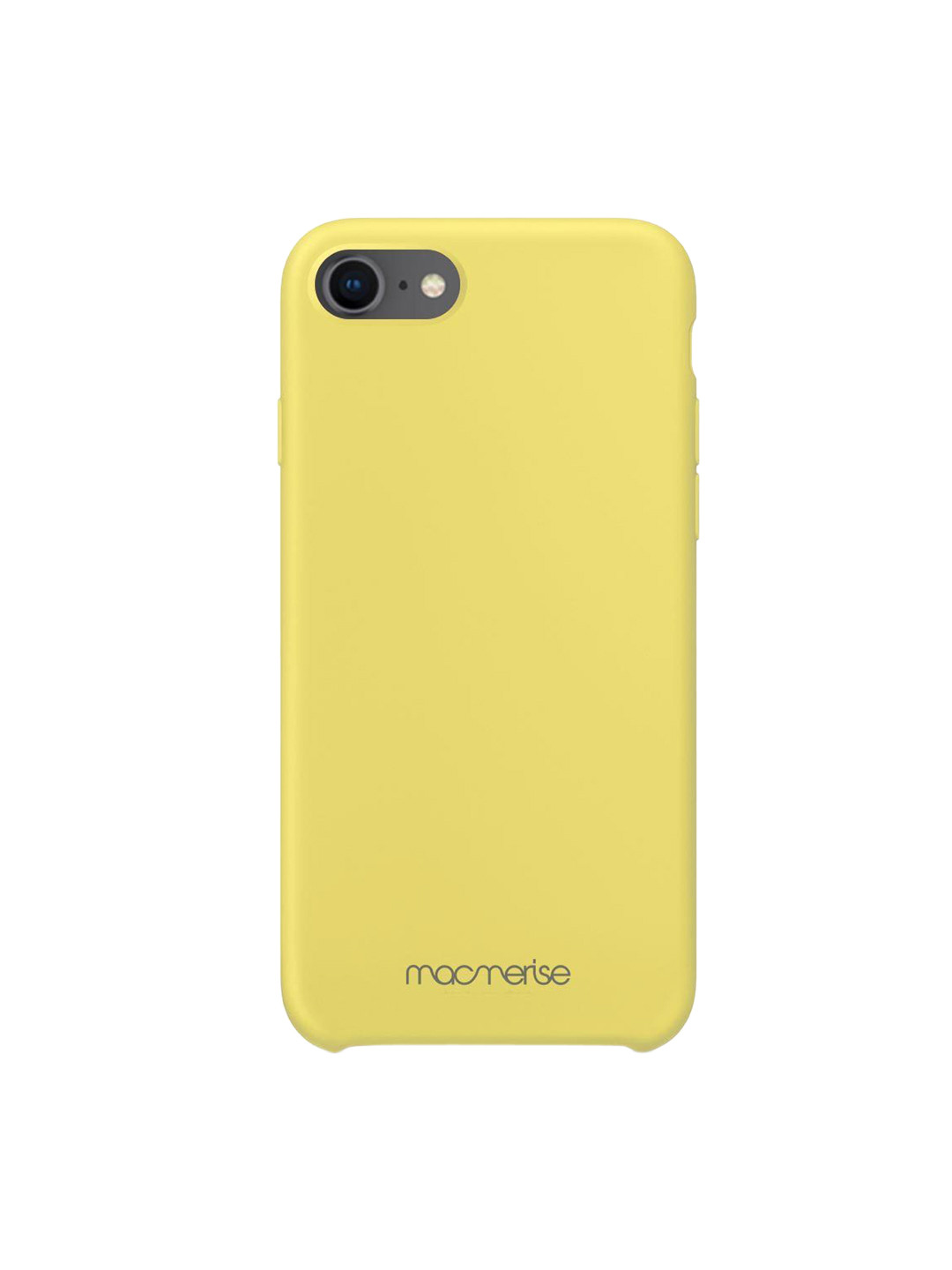 

macmerise Yellow Solid Silicone iPhone SE 2020 Back Case