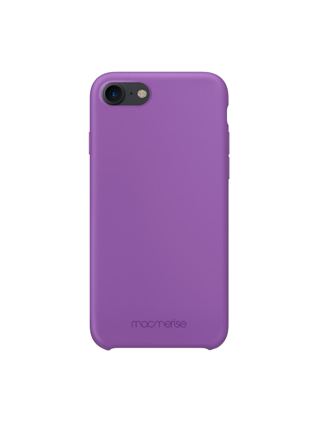

macmerise Purple Silicone iPhone 7 Back Case