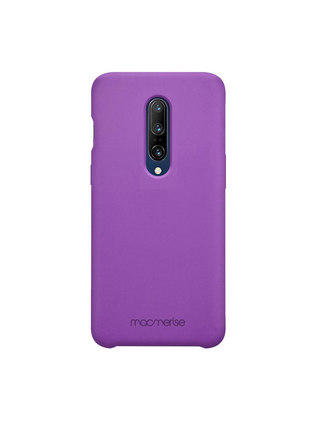 

macmerise Purple Solid Silicone OnePlus 7 Pro Back Case