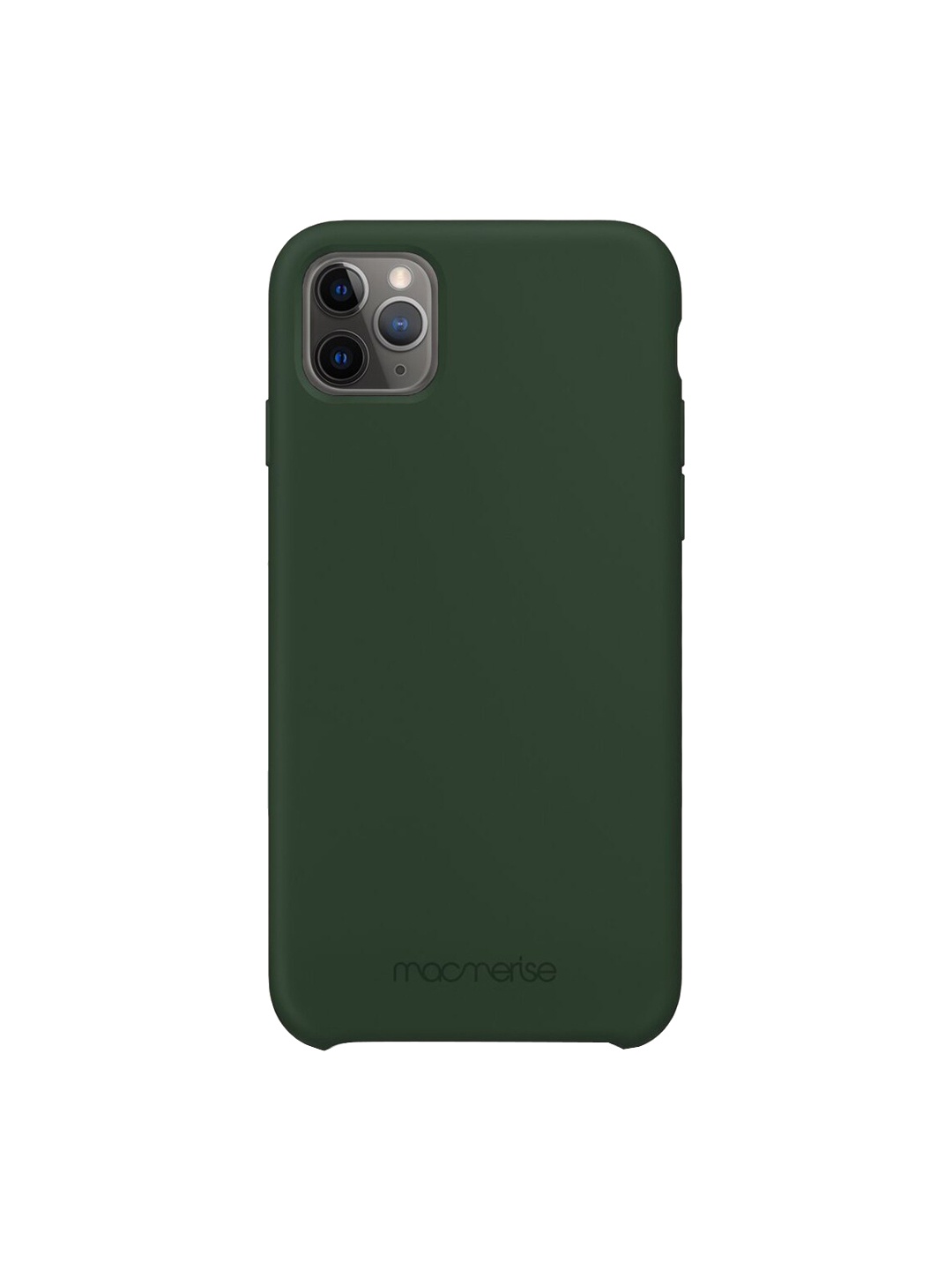 

macmerise Olive Green Silicone iPhone 11 Pro Max Back Case