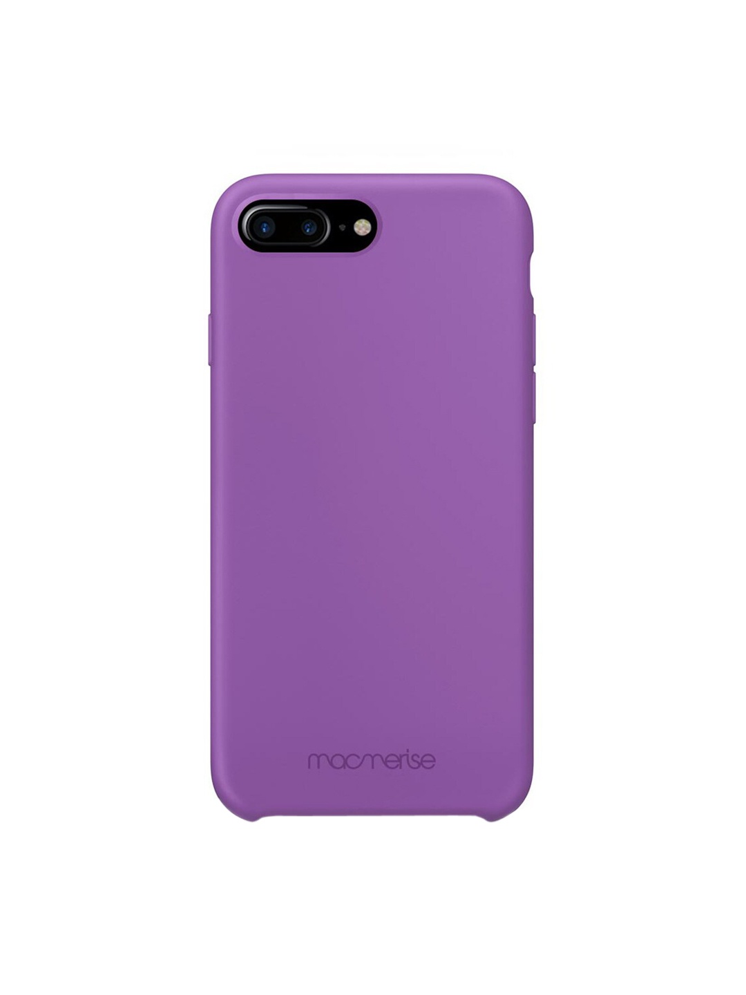 

macmerise Purple Solid Silicone iPhone 7 Plus Back Case