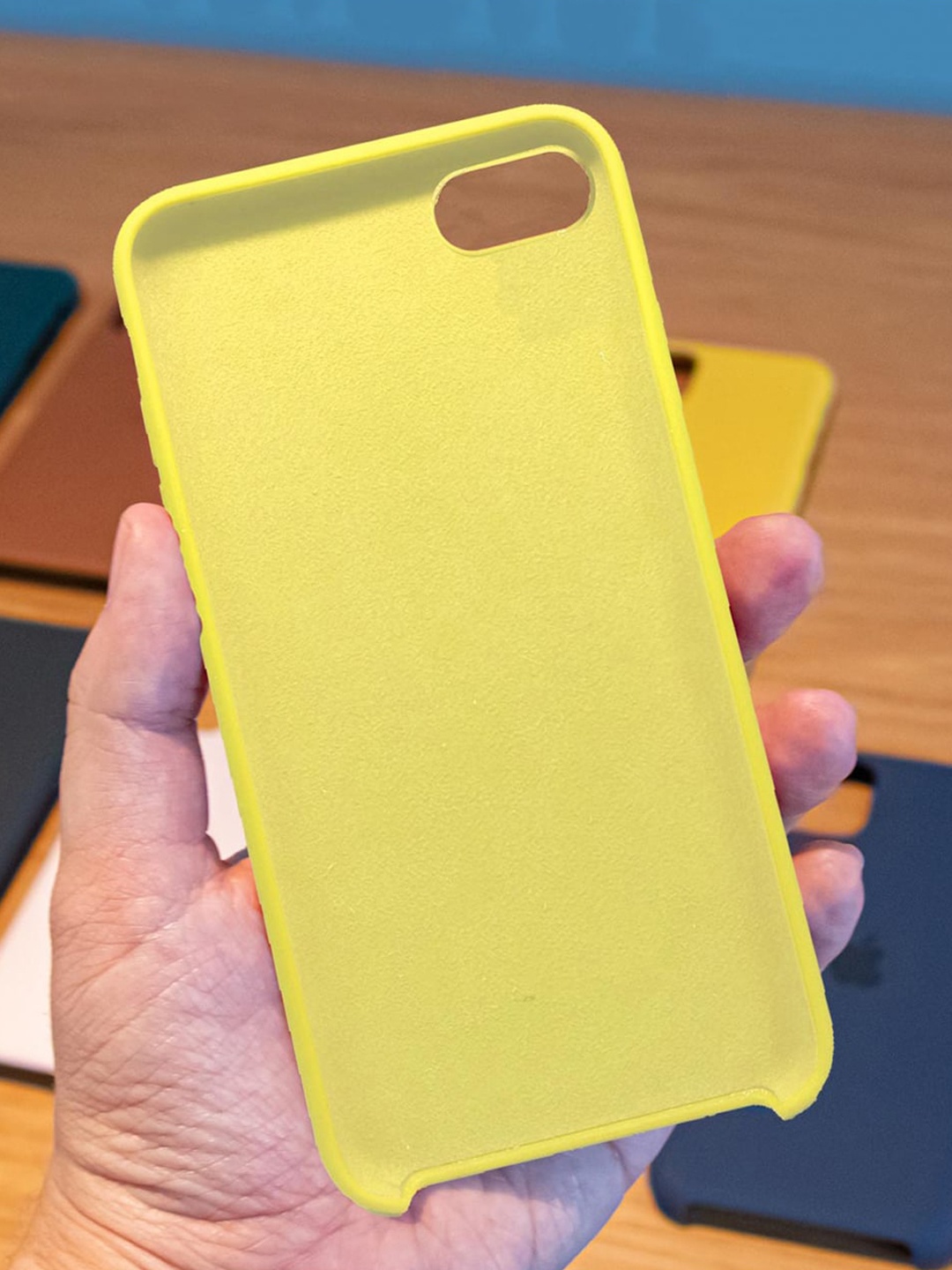 

Macmerise Yellow Solid Silicone iPhone 8 Back Case