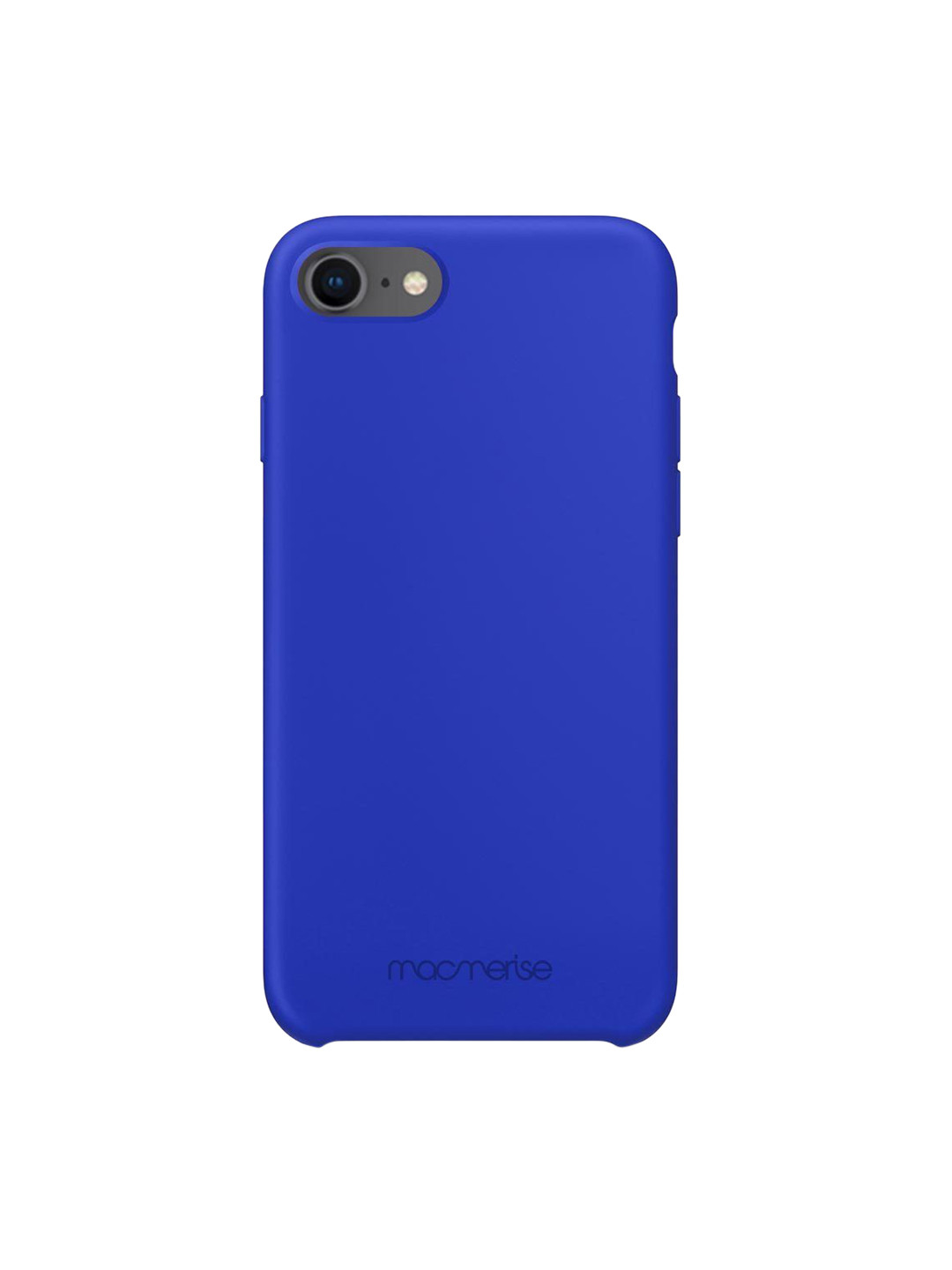 

macmerise Blue Solid Silicone iPhone SE 2020 Back Case