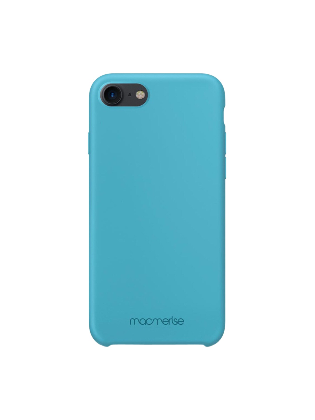 

macmerise Blue Solid Silicone iPhone 7 Plus Back Case