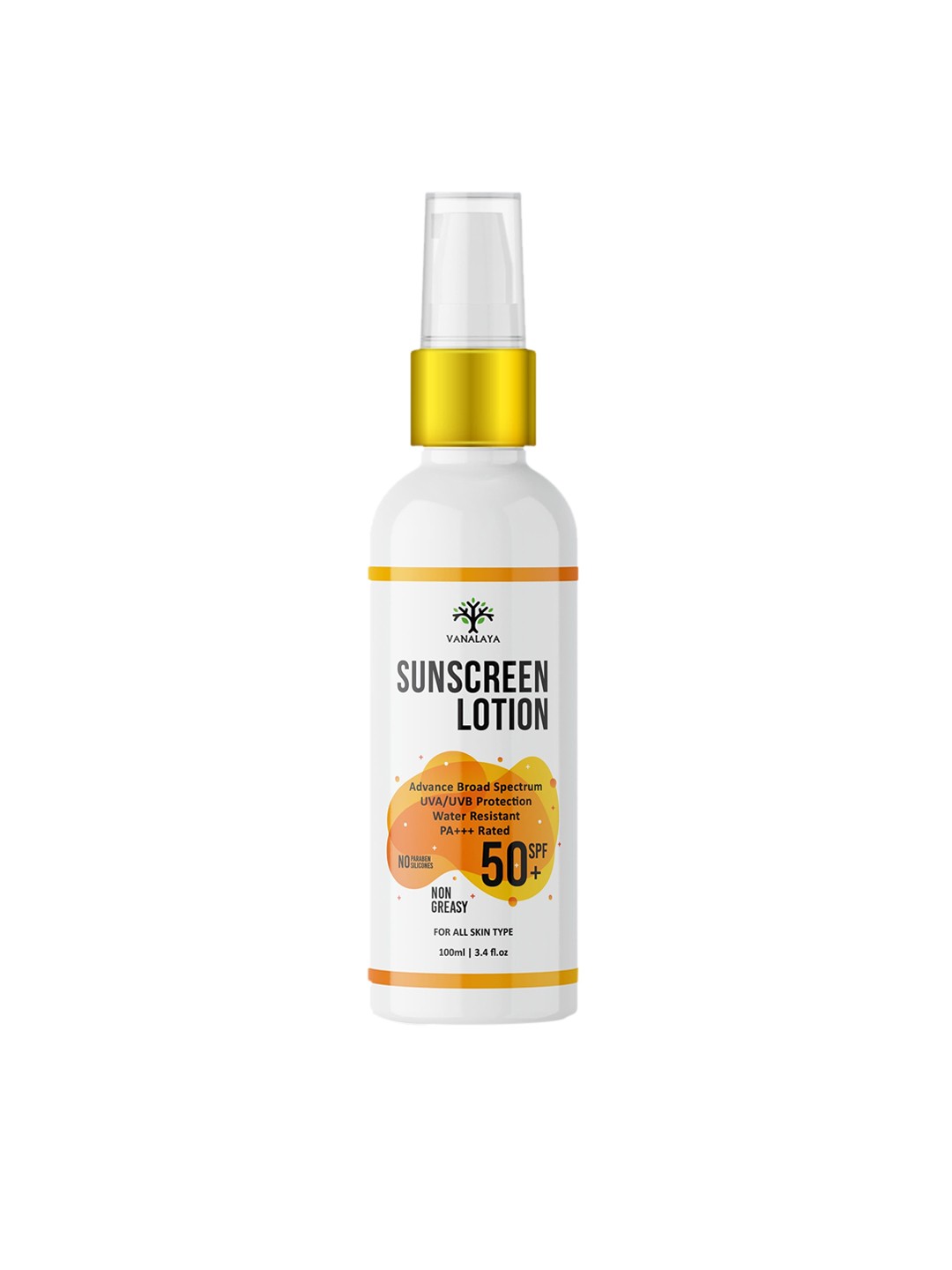 

VANALAYA White Sunscreen Lotion With SPF 50+ - 100ml