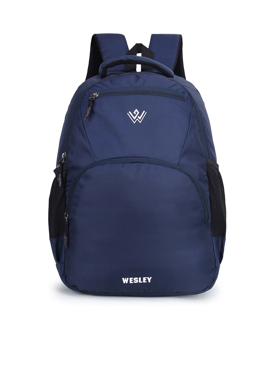 

Wesley Unisex Blue & Black Backpack