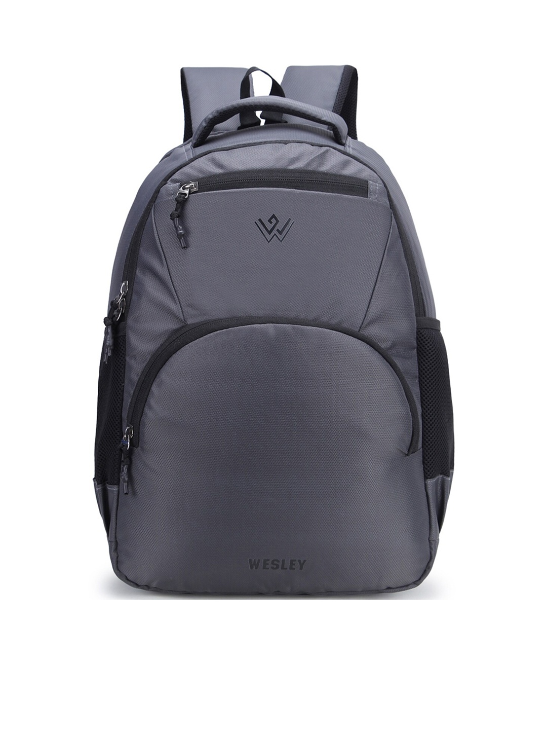

Wesley Unisex Grey & Black Solid Laptop Bag