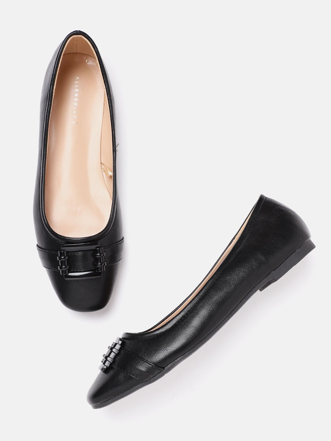 

Allen Solly Women Black Solid Ballerinas