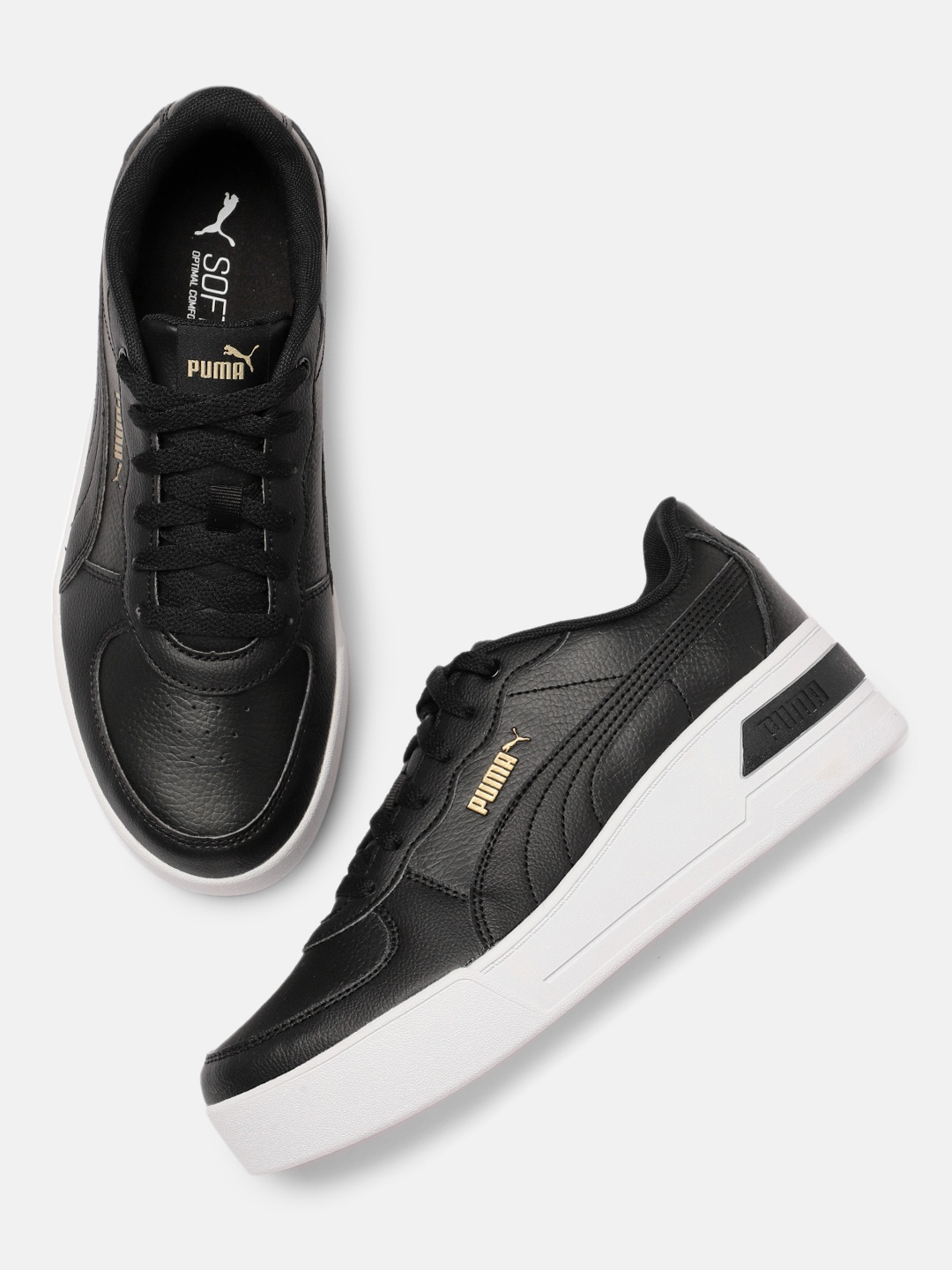 

Puma Women Black Solid Sneakers