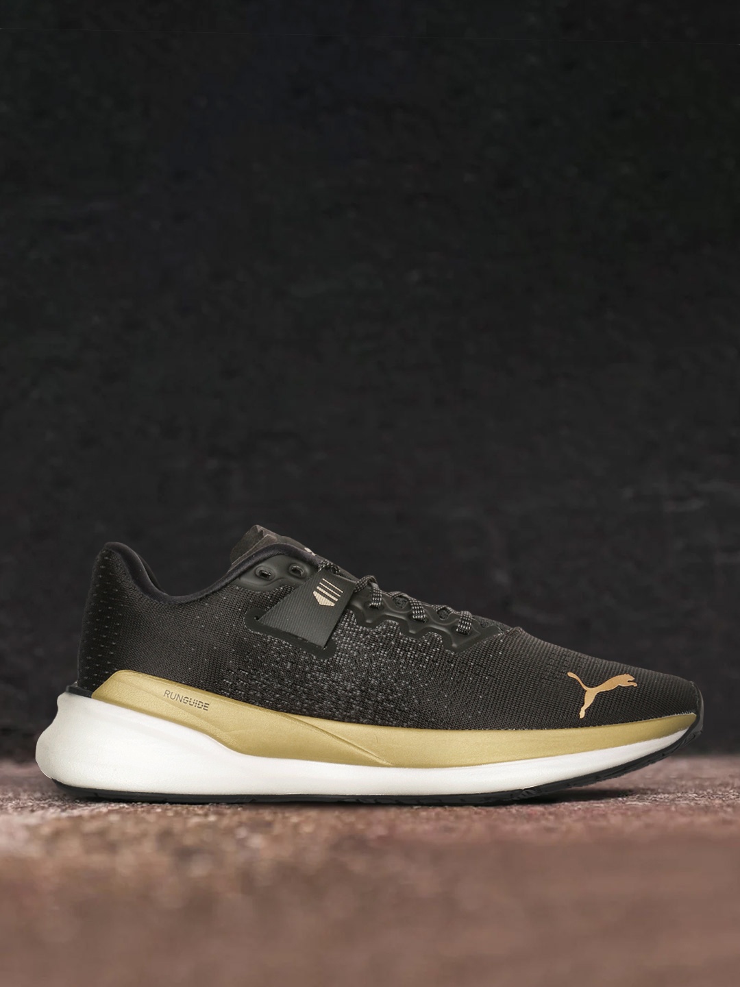 

Puma Women Black Textile Eternity NITRO Running Shoes