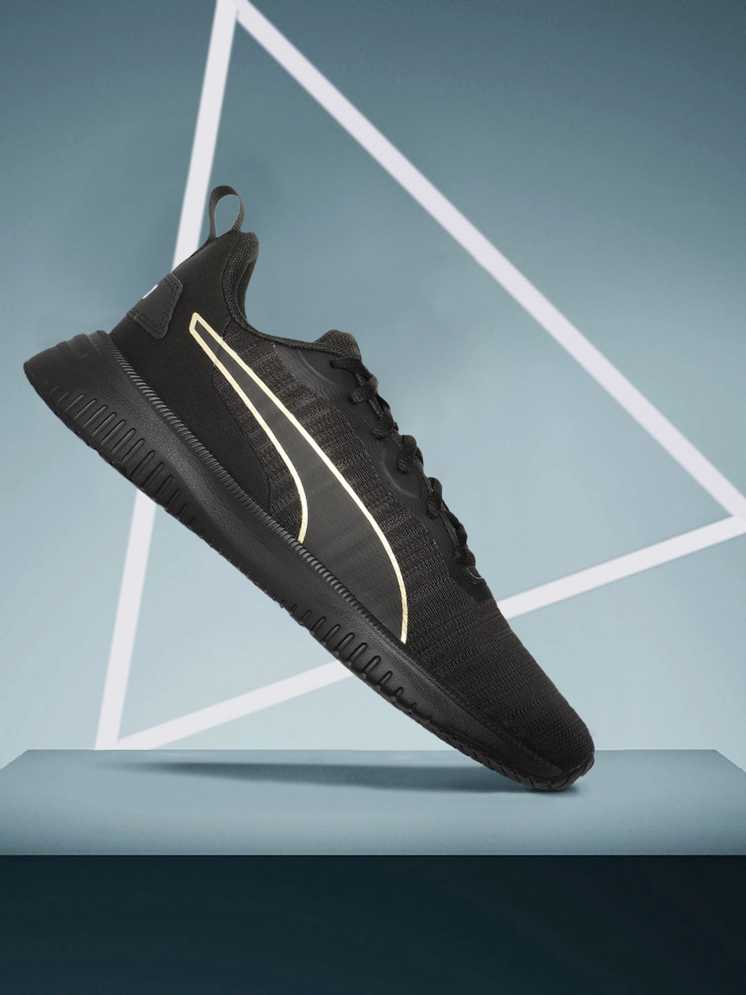 

Puma Women Black Flyer Flex Running Shoes