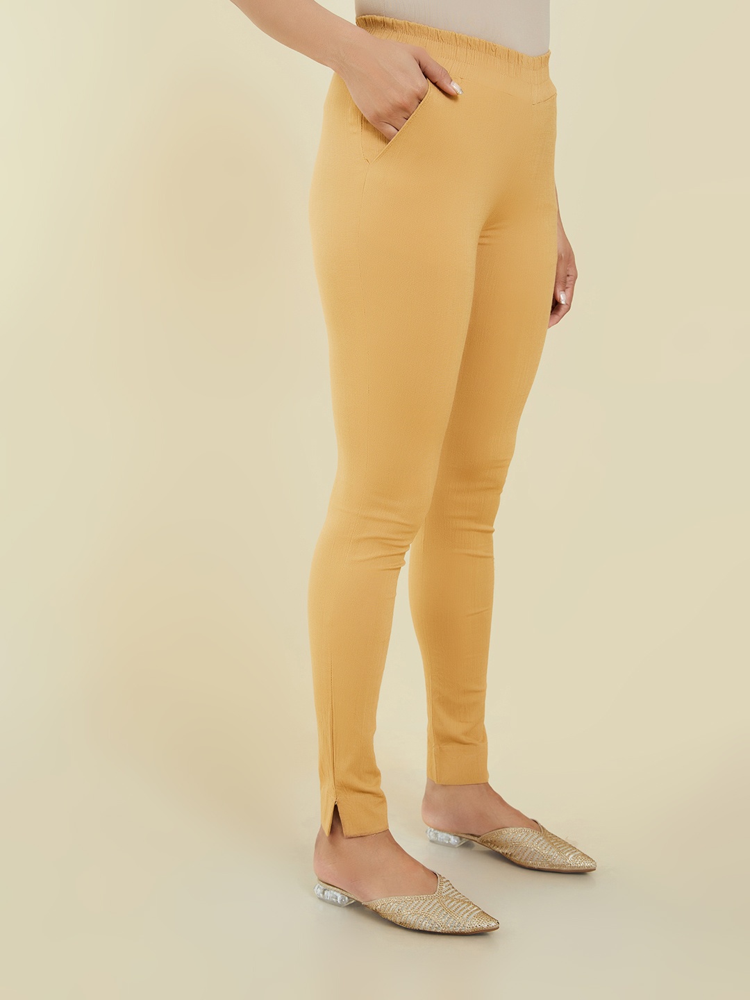 

Soch Women Beige Trousers