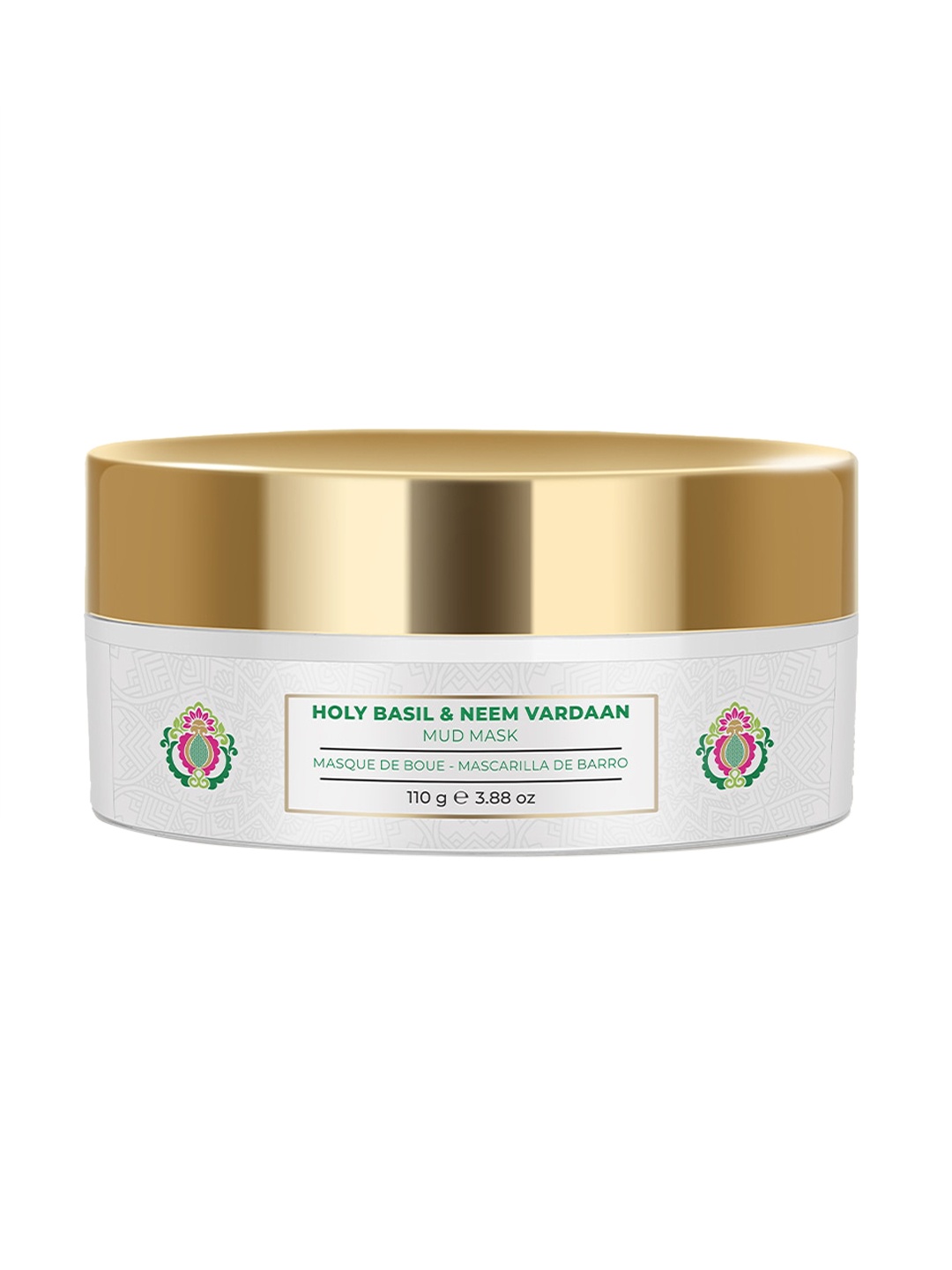 

Nourish Mantra Holy Basil & Neem Vardaan Mud Mask 110g, White