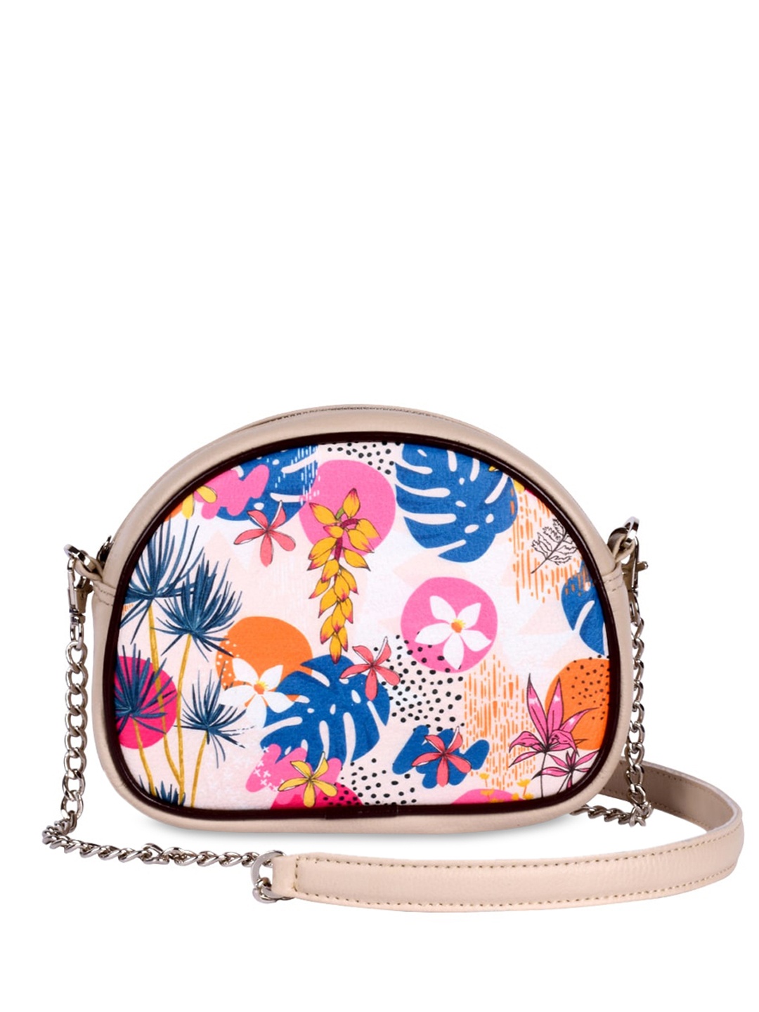 

Doodle Beige Adult Printed PU Structured Sling Bag