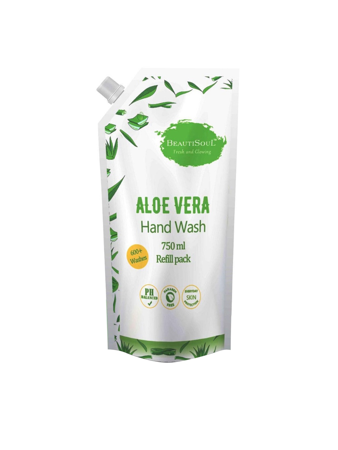 

Beautisoul Aloe Vera Handwash With Pure Aloe vera and Glycerin 750ml, Green