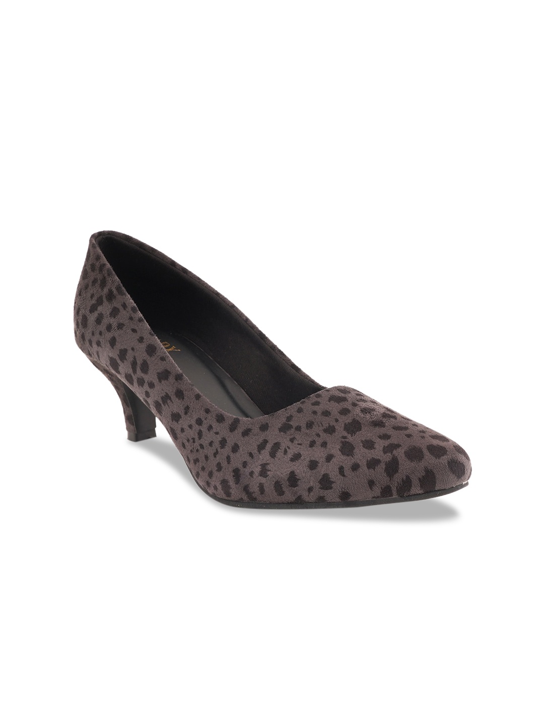 

SCENTRA Woven Black Printed Pumps