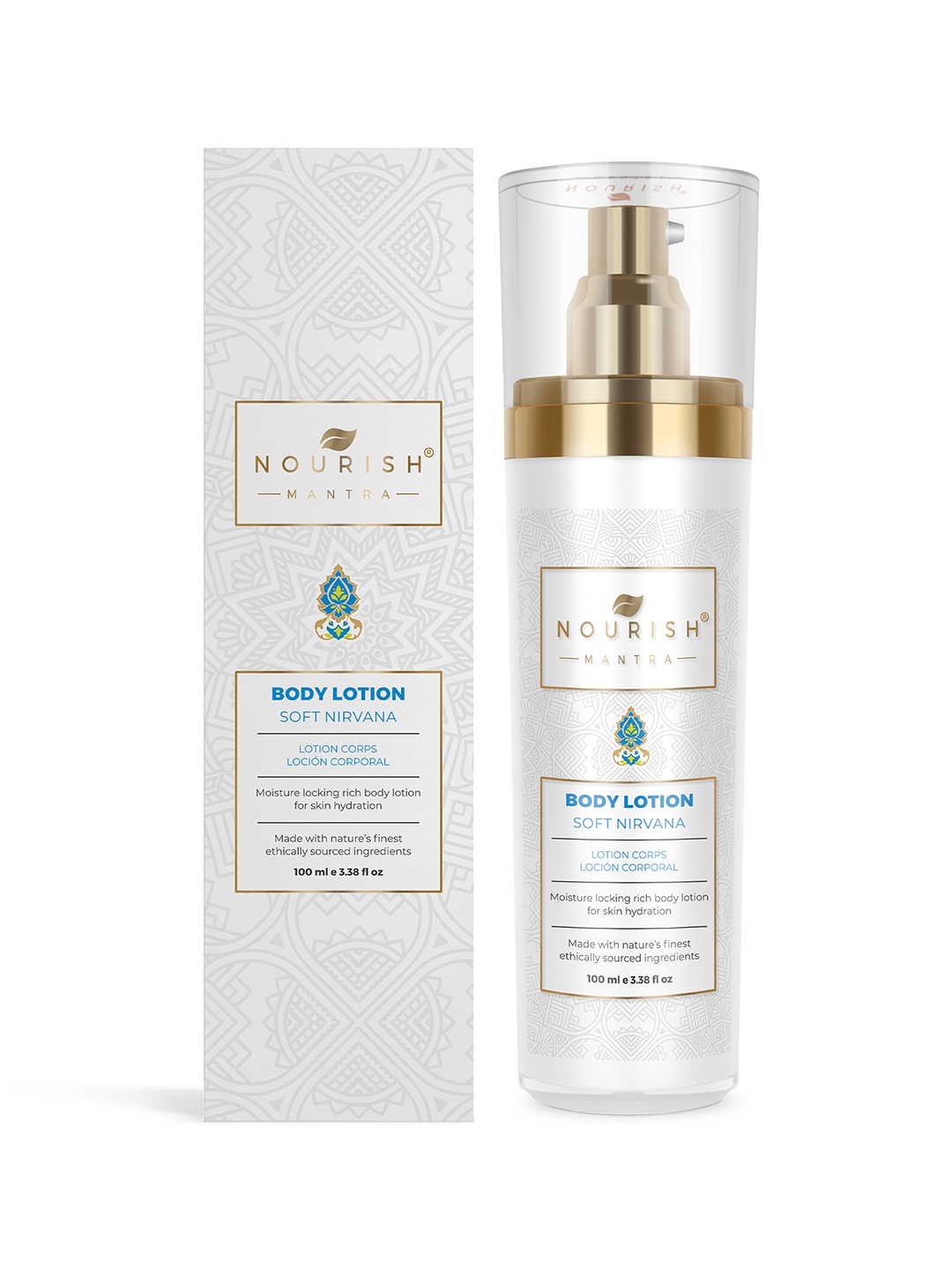 

Nourish Mantra Soft Nirvana Body Lotion 100 ml, White