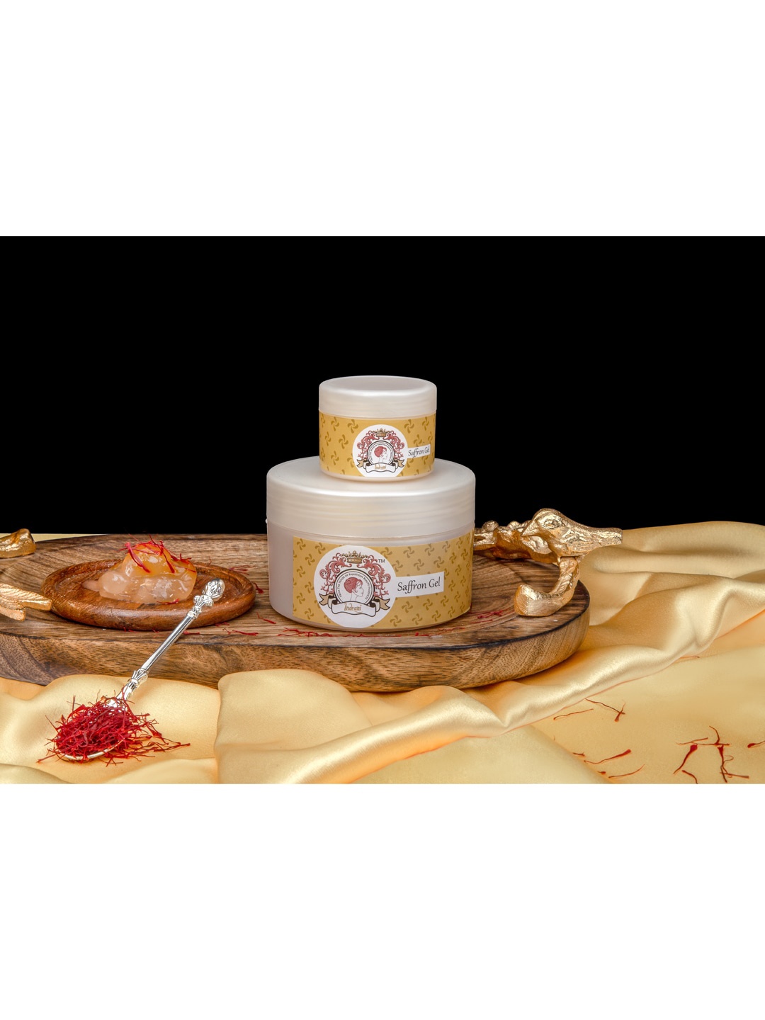 

Indrani Cosmetics Saffron Gel For Women Glowing Skin & Removing Suntan - 300 g, Yellow