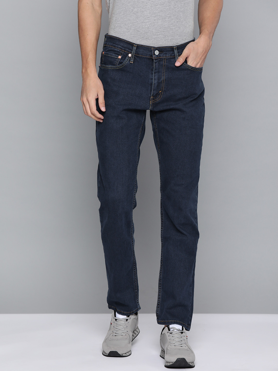 

Levis Men Navy Blue Slim Fit Stretchable Jeans