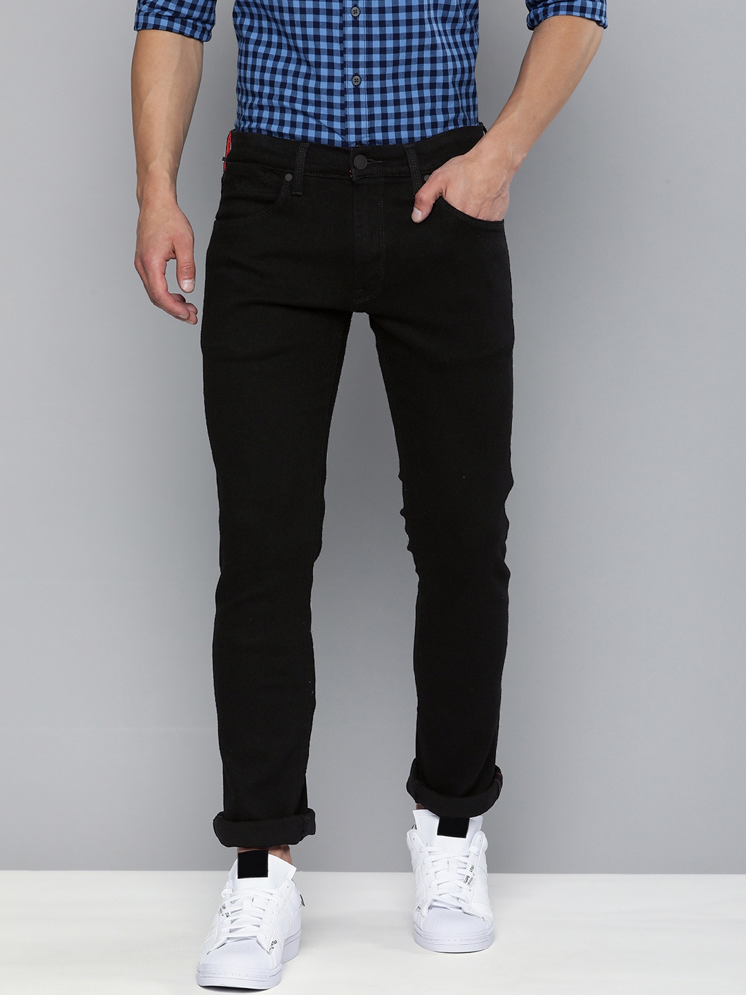 

Levis Men Black 710 Super Skinny Fit Stretchable Jeans