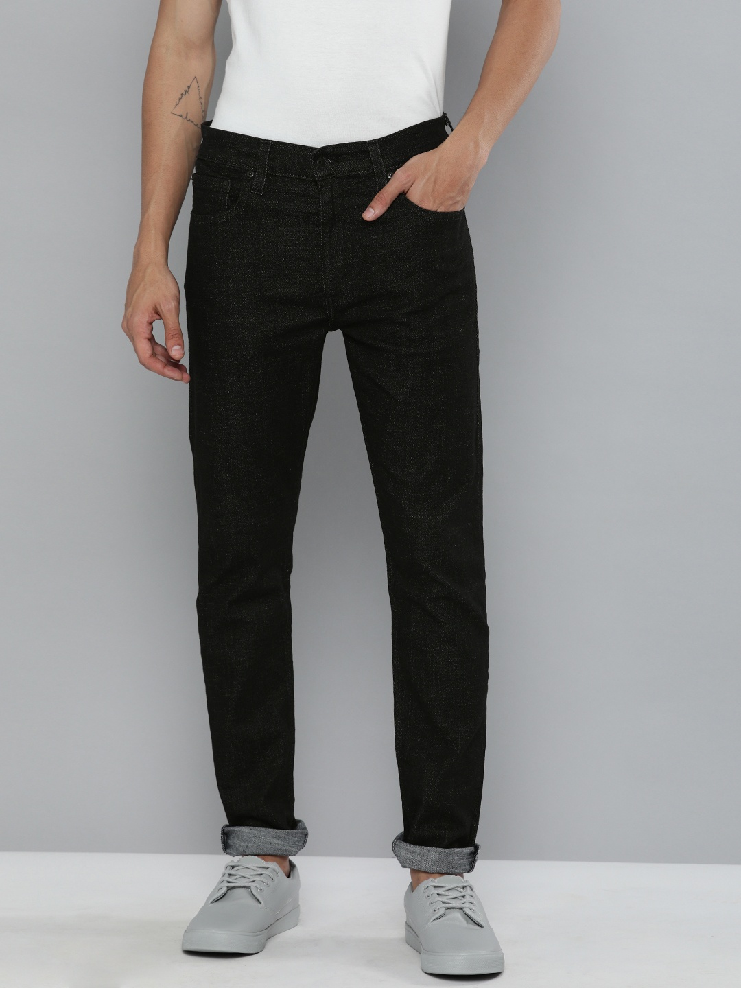 

Levis Men Black 512 Slim Tapered Fit Stretchable Jeans