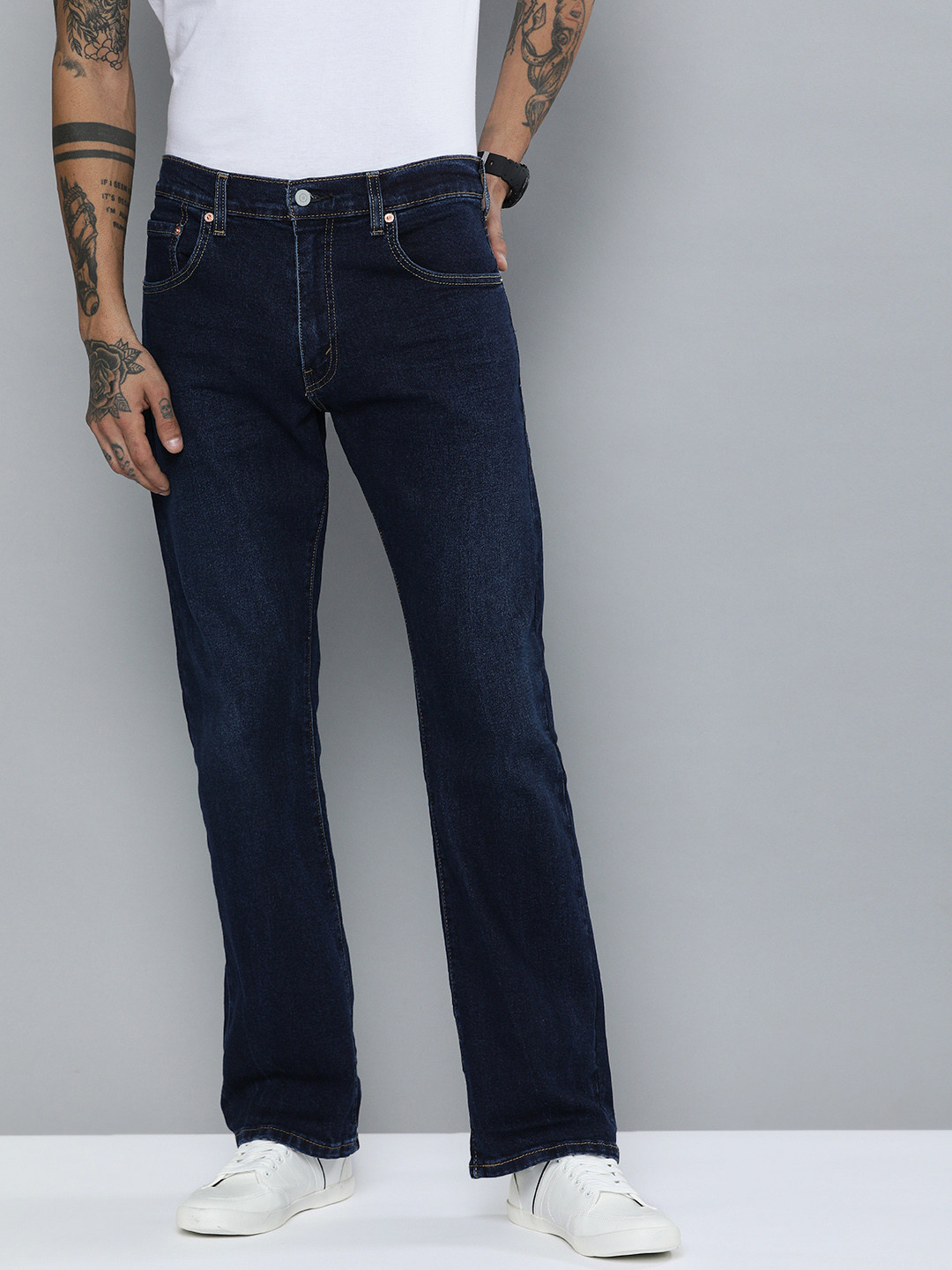 

Levis Men Blue 517 Bootcut Stretchable Jeans