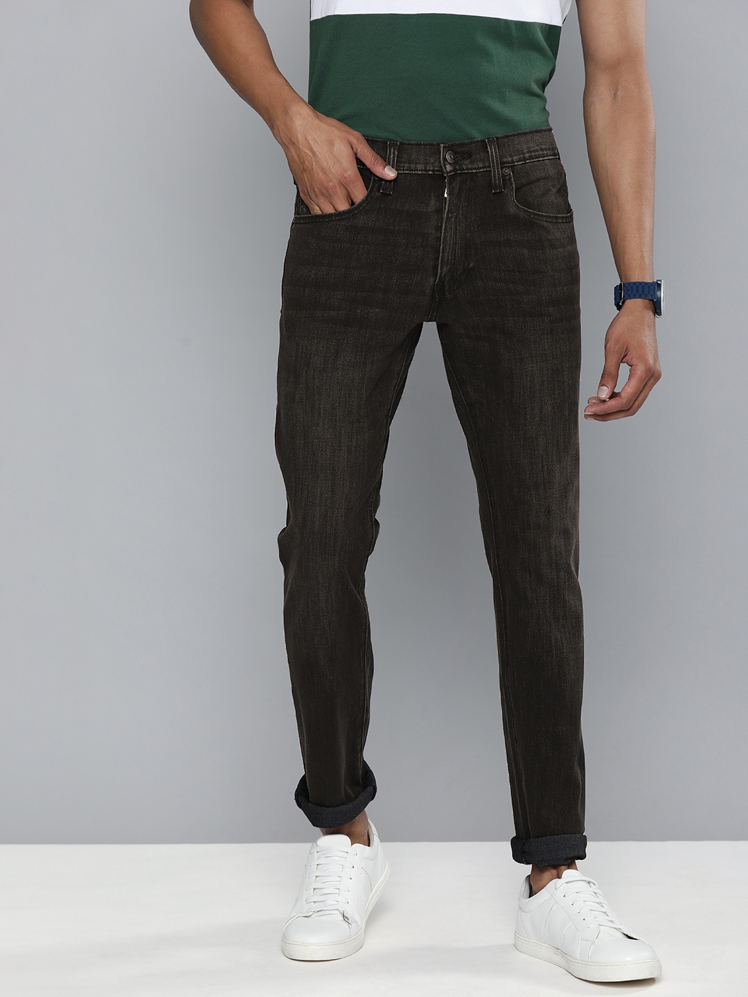 

Levis Men Black 65504 Skinny Fit Light Fade Stretchable Jeans
