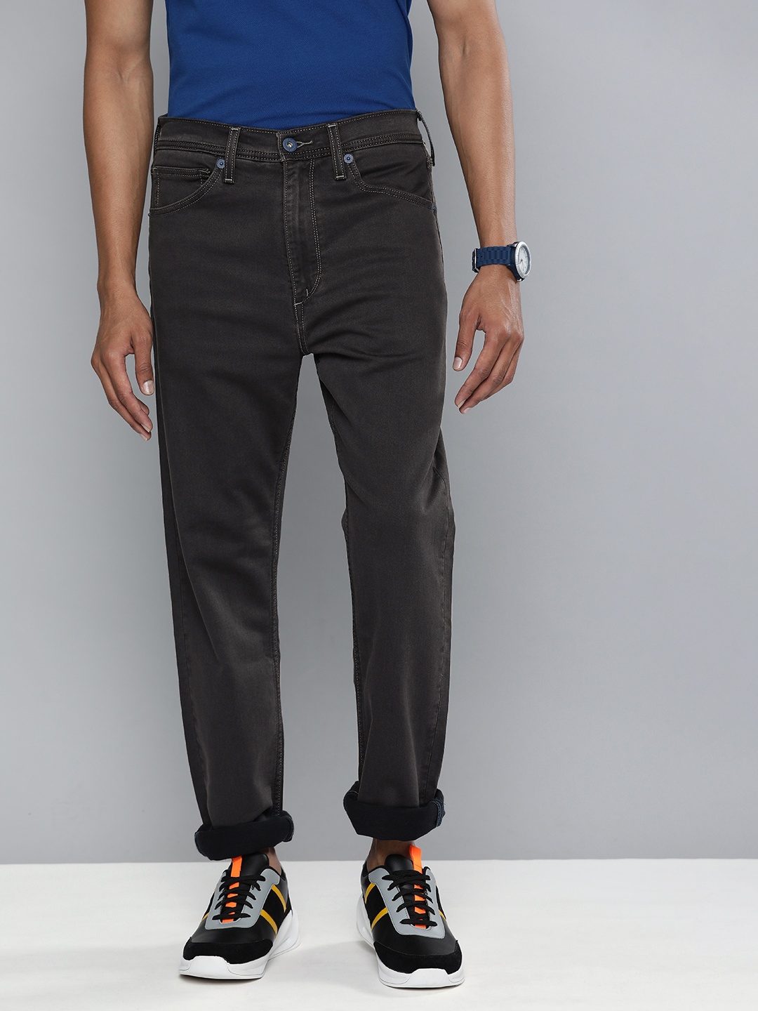 

Levis Men Black Slim Fit Stretchable Jeans
